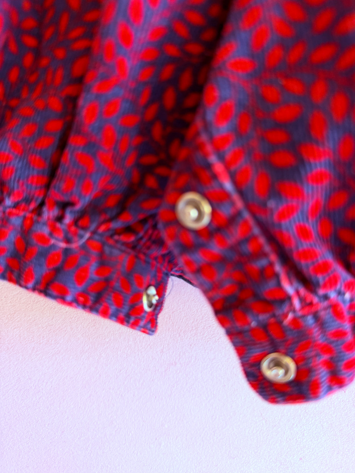 Vintage Laura Ashley Red Vines Bubble Romper / 18-24 months
