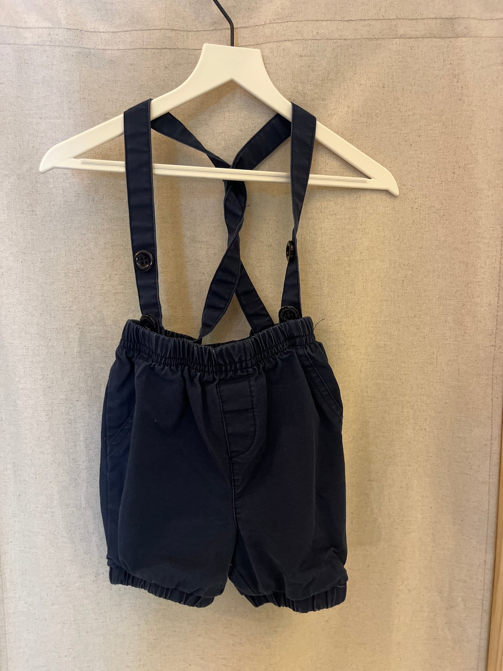 Navy Romper / 18-24 months
