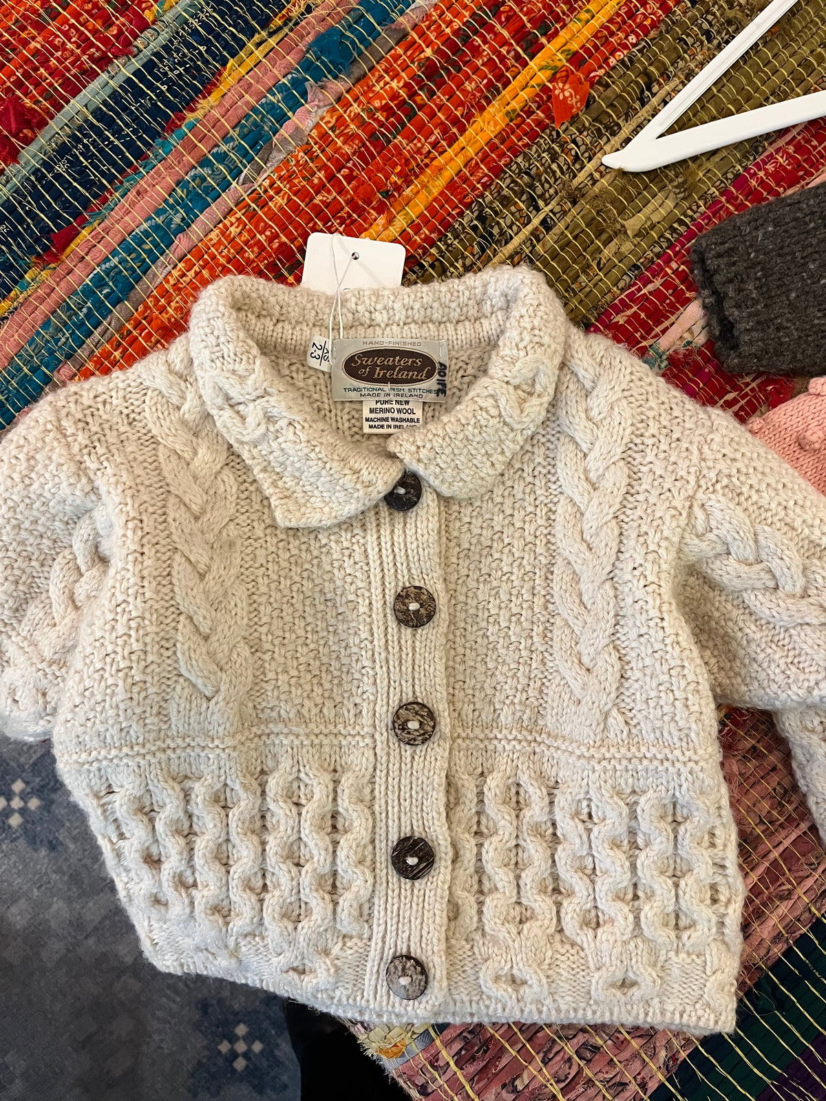 Sweaters of Ireland Cream Sweater / 2-3 Years