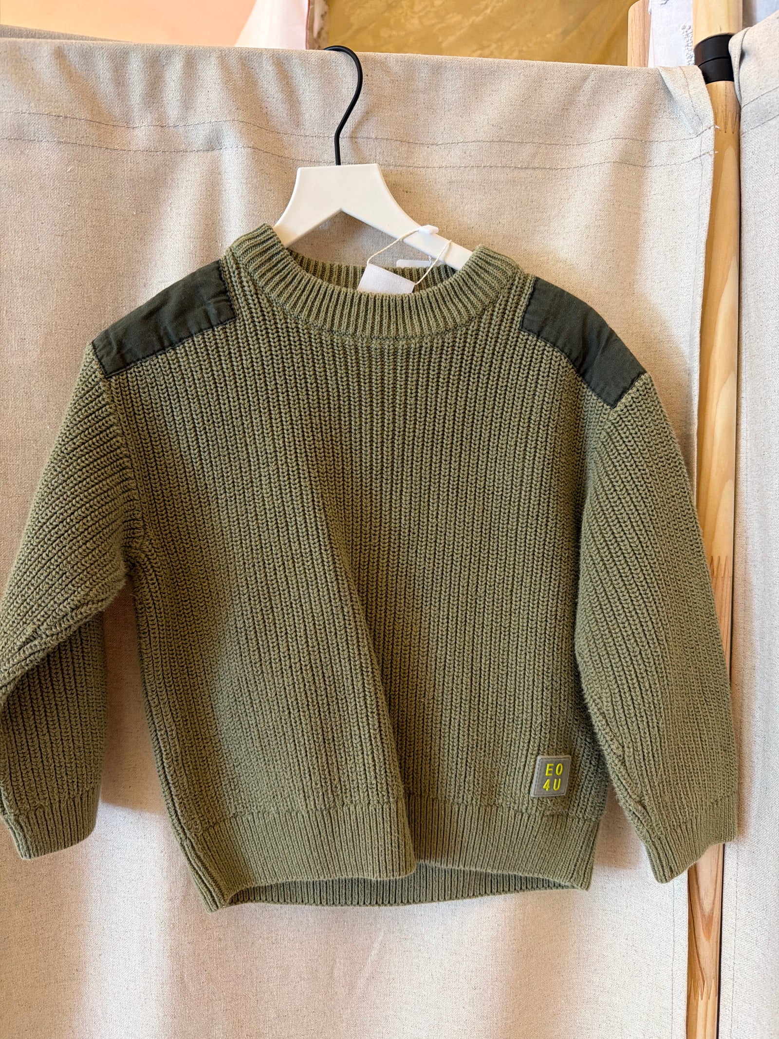 zara Green Knit Sweater / 2-3 Years