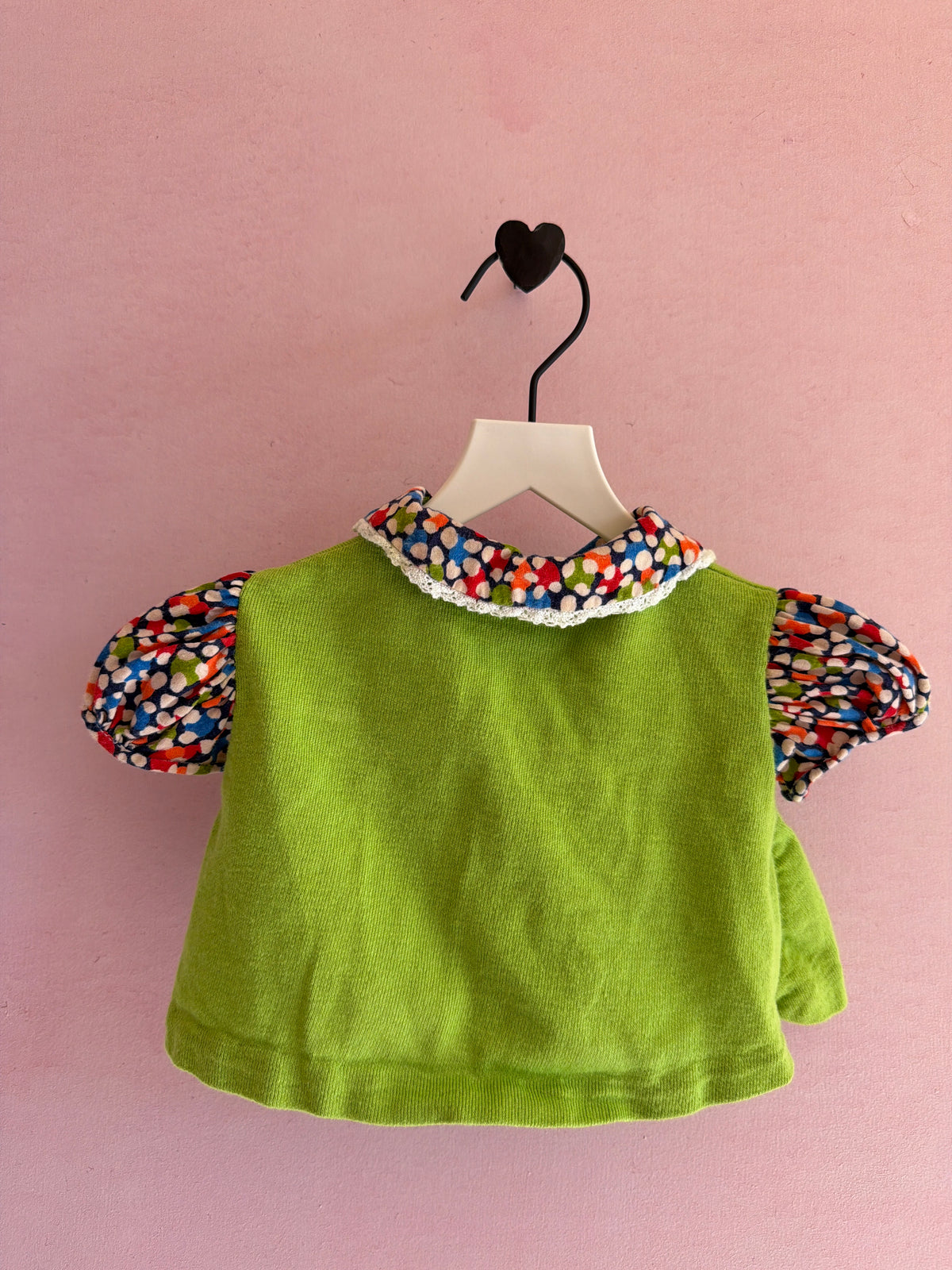 vintage pop 60s dot giraffe Dress / 0-3 months