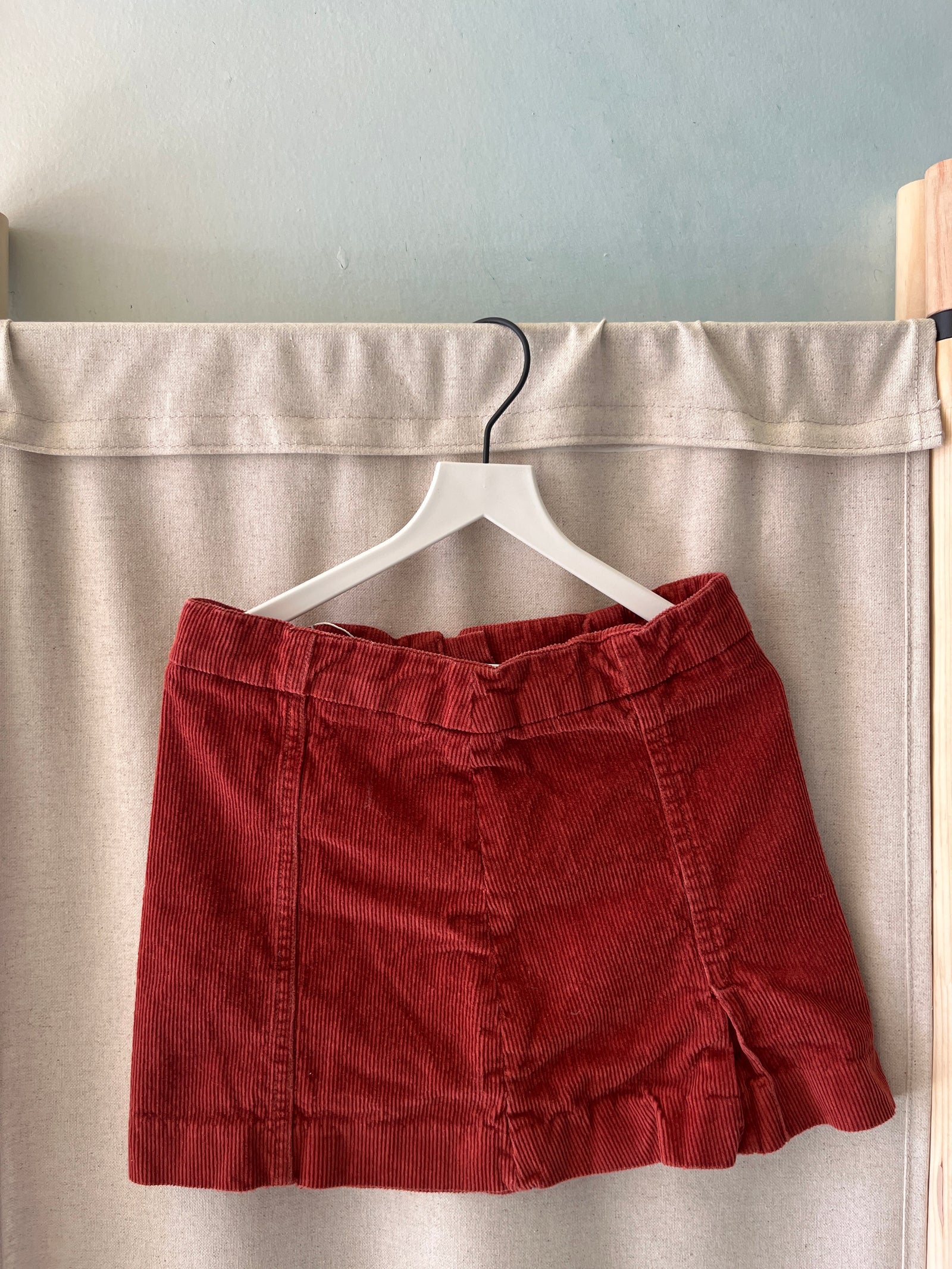 acanthe Rust Cord Skirt / 8