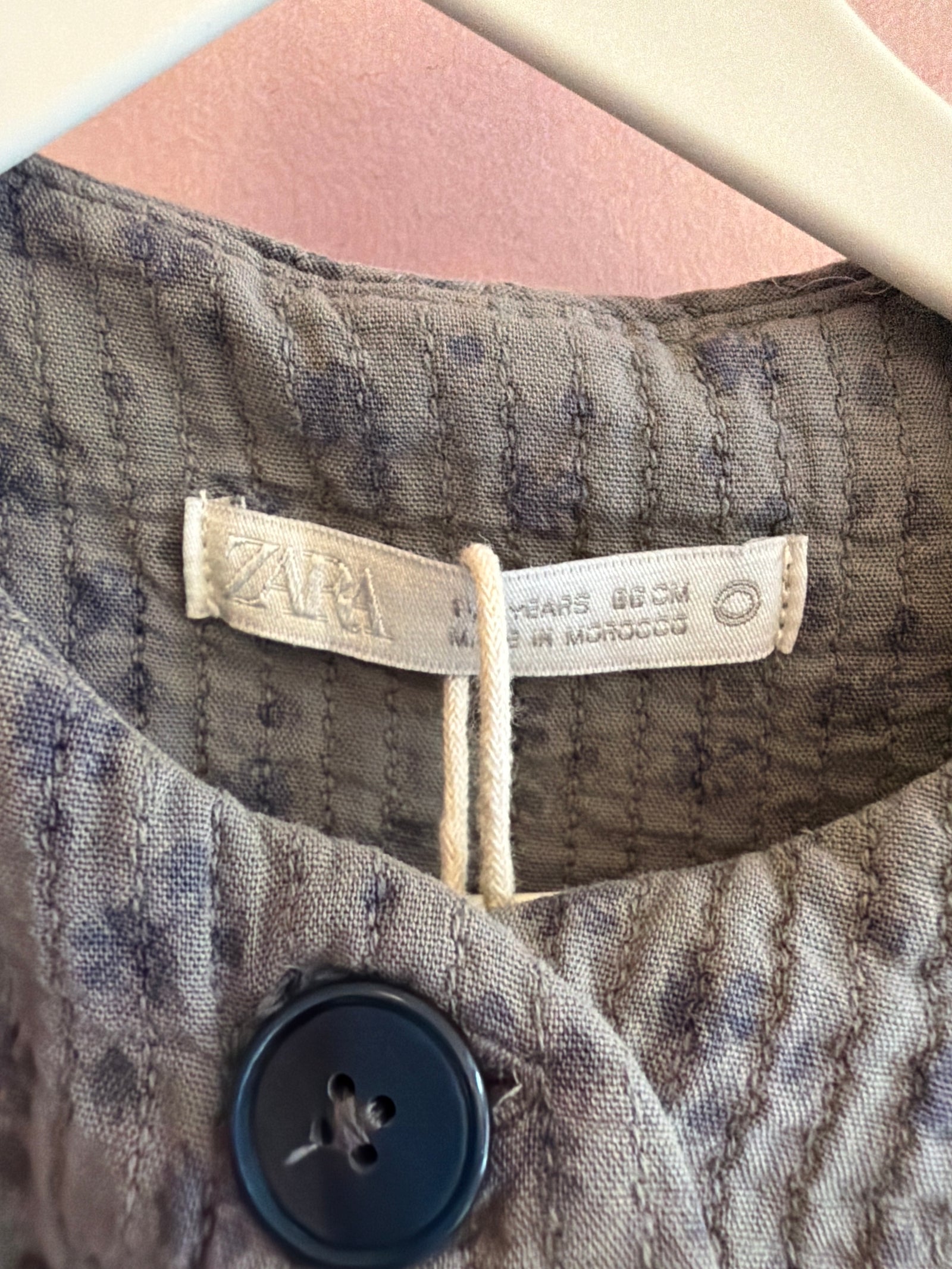 zara Quilted Purple Floral Bomber Jacket / 18-24 months