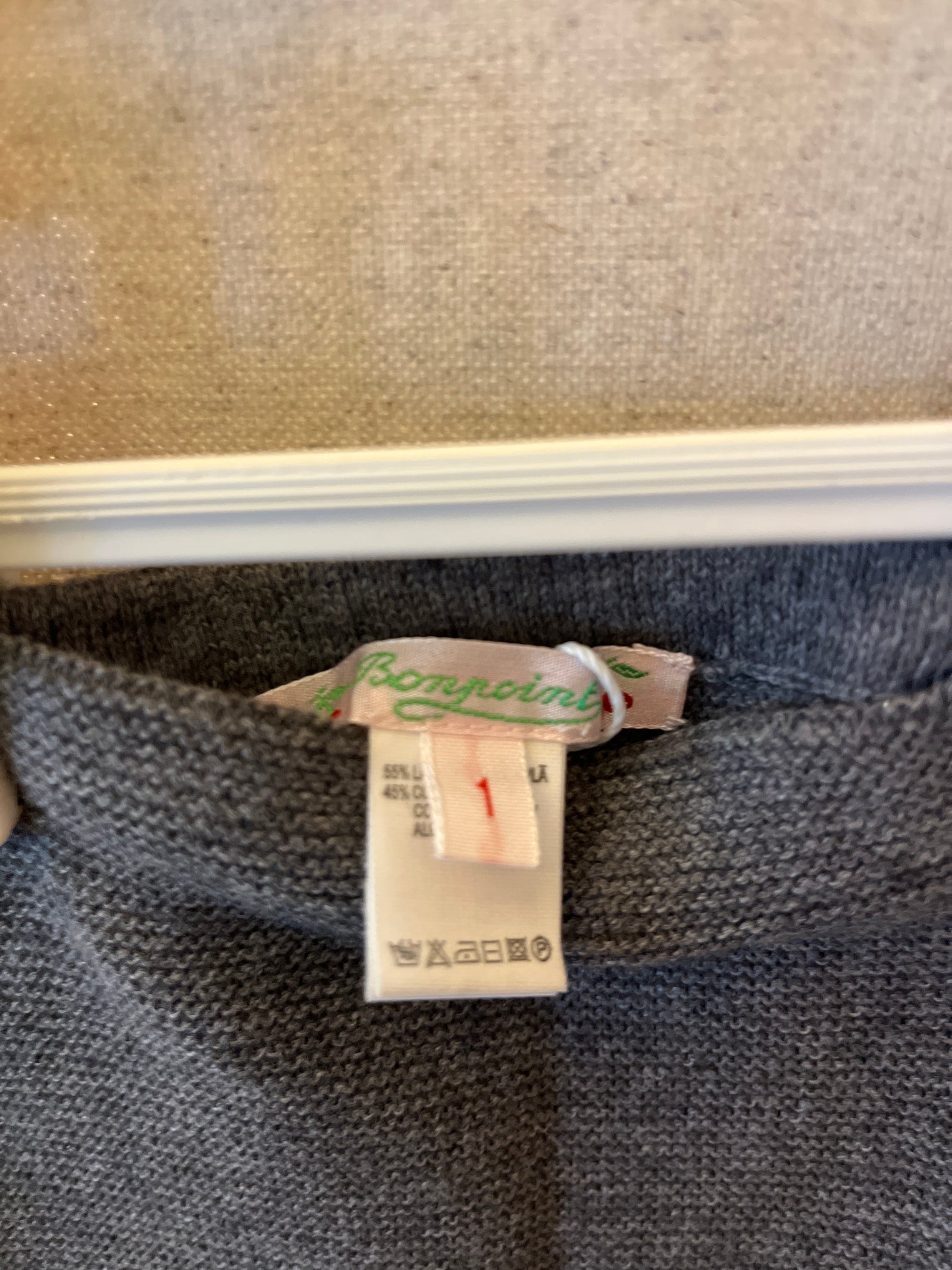 Bonpoint Gray Pants / 12 months