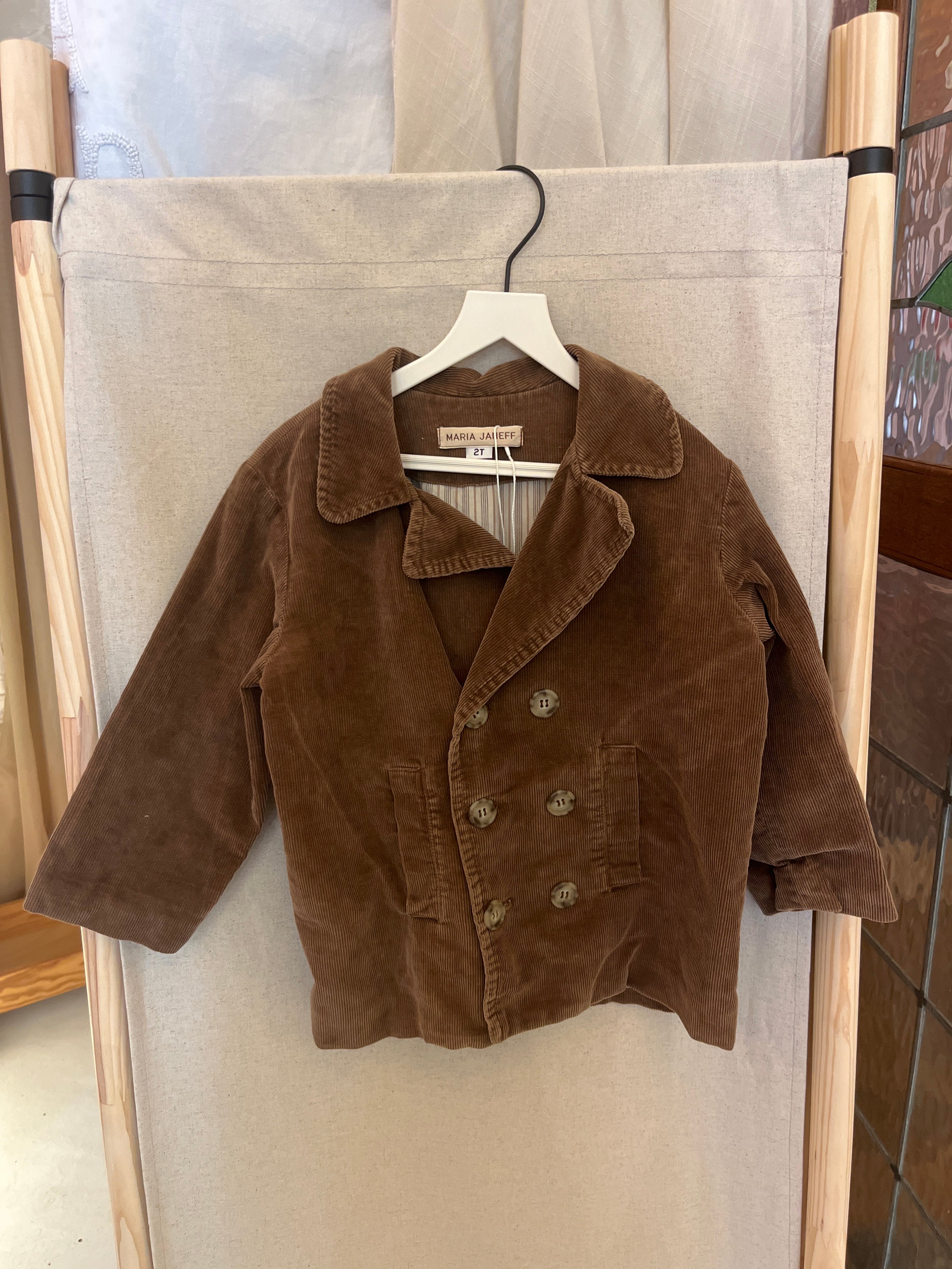 Maria Janeff Brown Corduroy Jacket / 2T