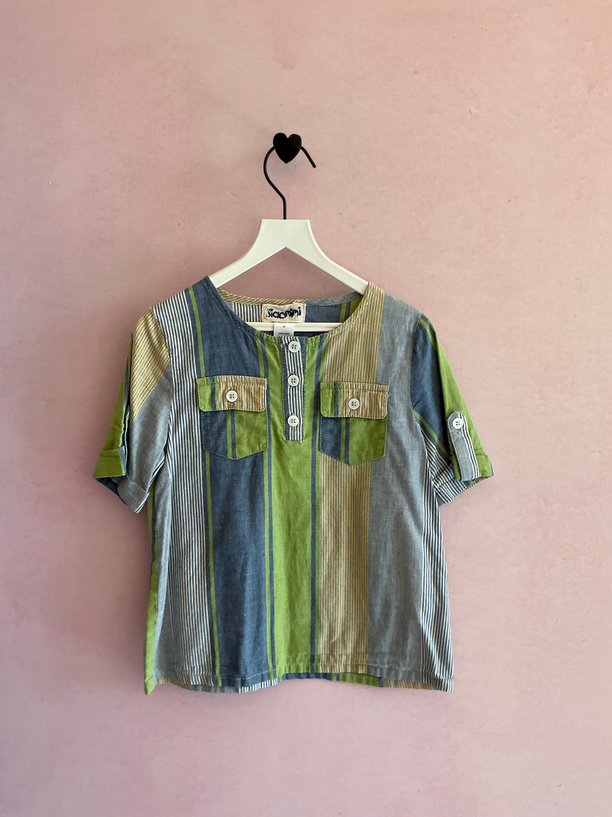 Siaomimi Green, Blue and Orange Stripe / 5