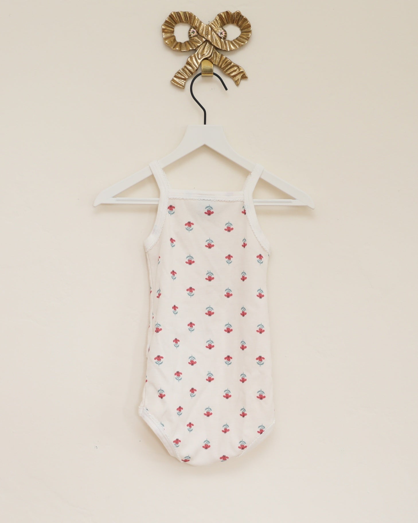 petit bateau tank floral Bodysuit / 18 months 