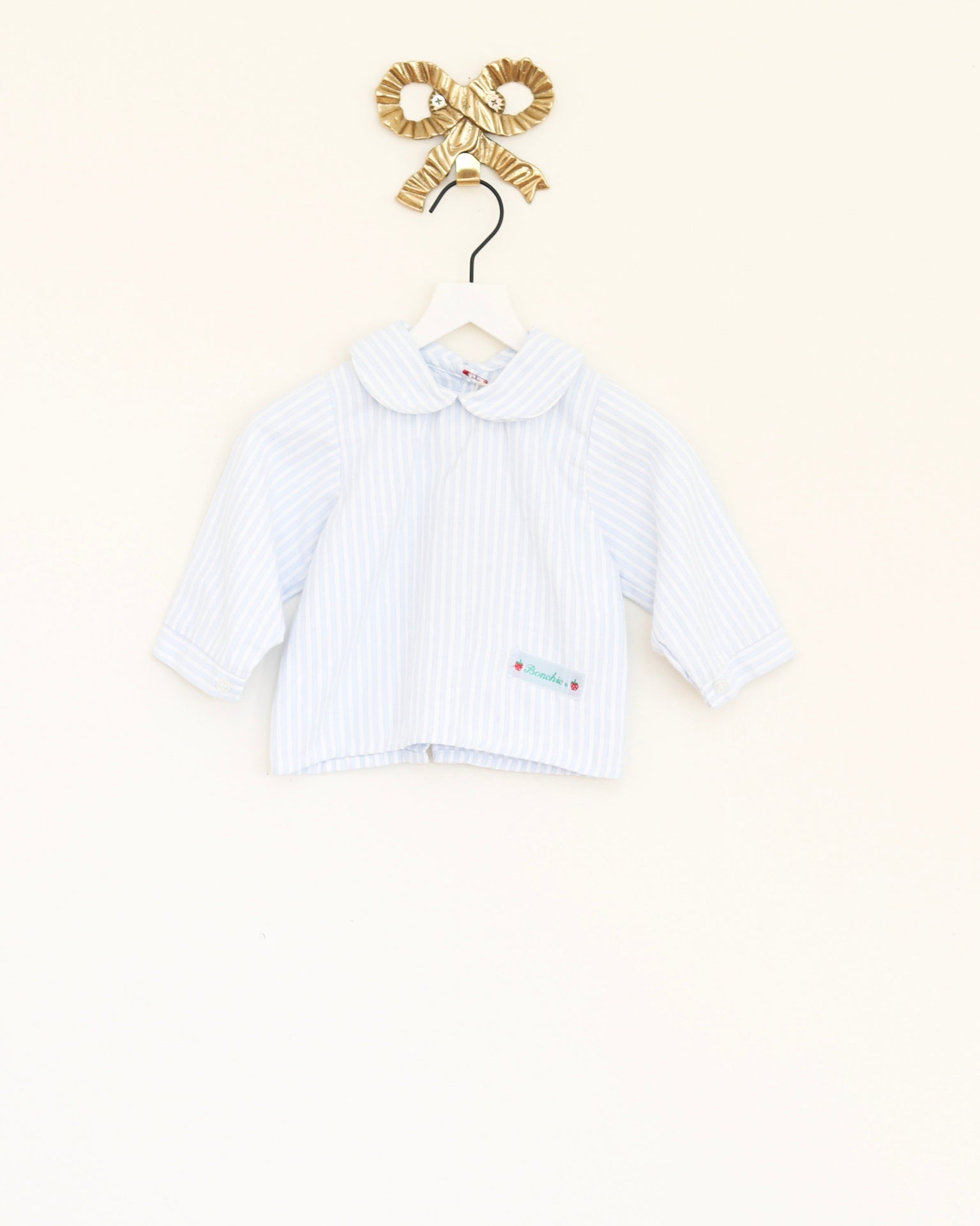 bonchic peter pan shirt / 6-12 months 