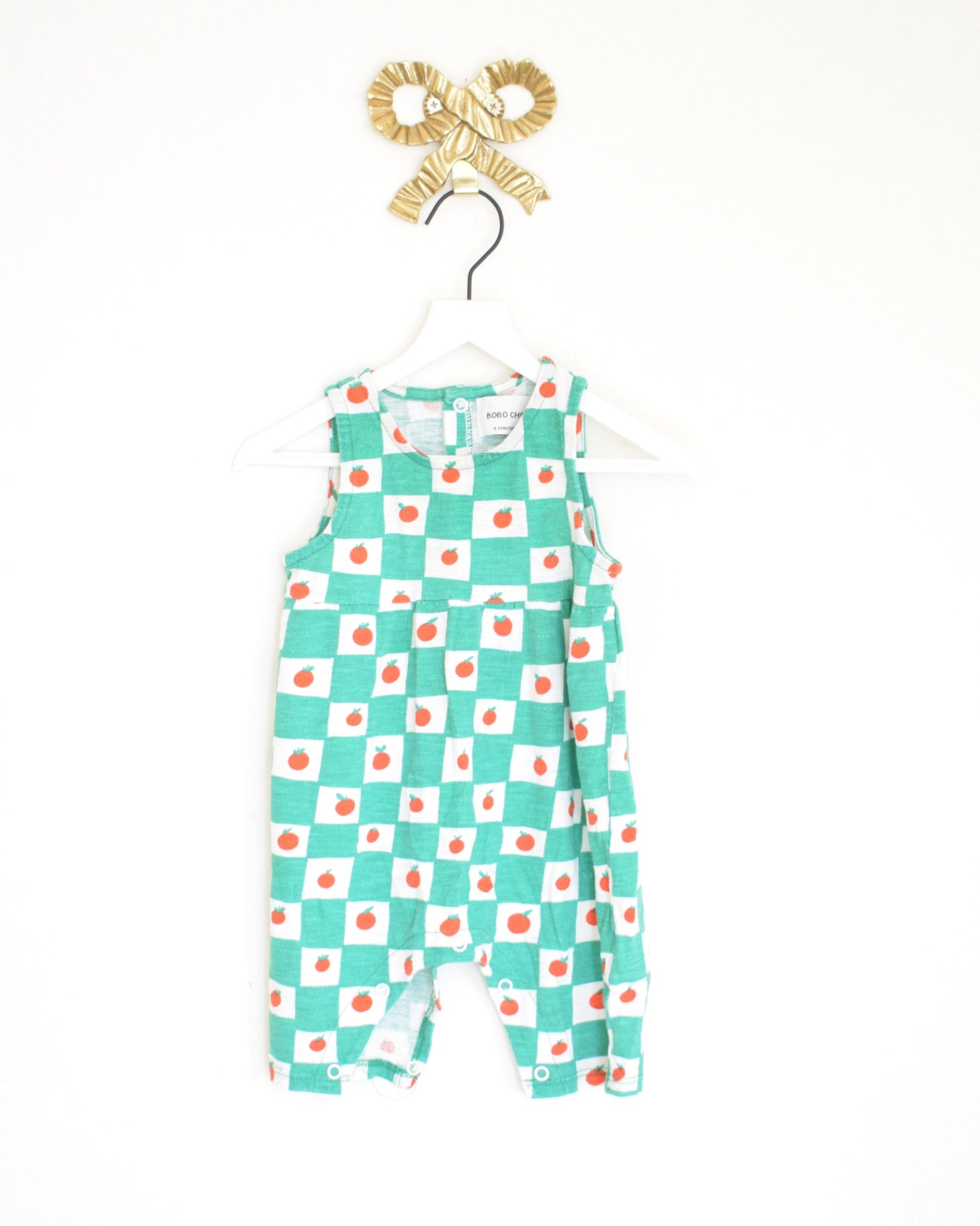 bobo choses tomato Romper / 6-12 months