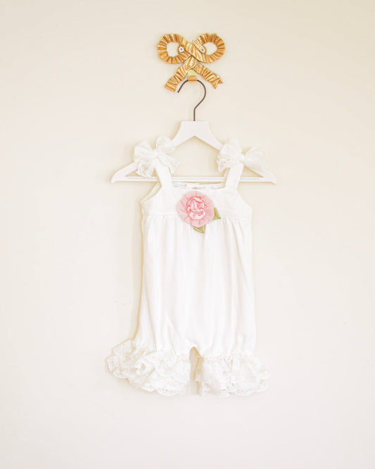 Koala Baby Rosette Romper / 6 months 