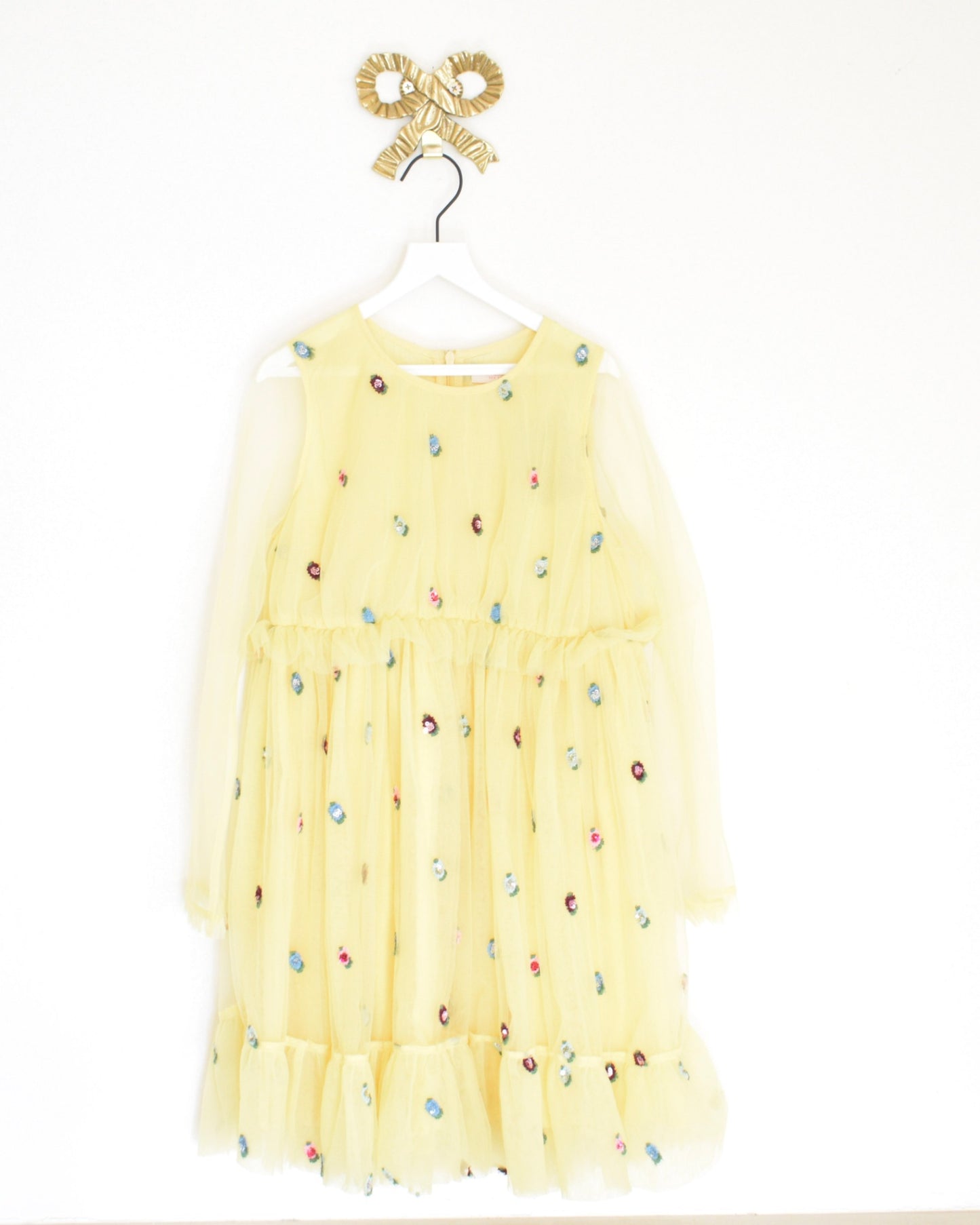 pink chicken Yellow Dress / 8 