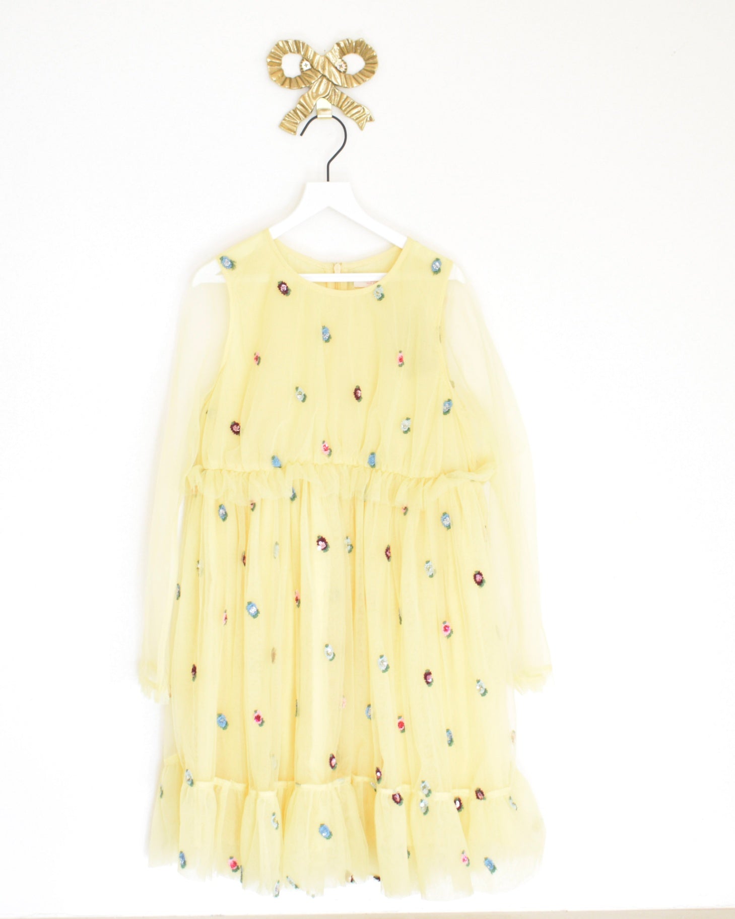 pink chicken Yellow Dress / 8 