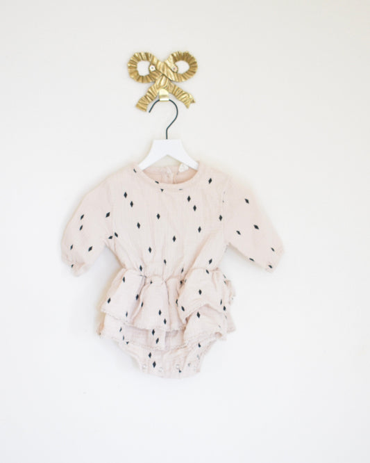 Quincy Mae Diamond Dress / 6-12 months