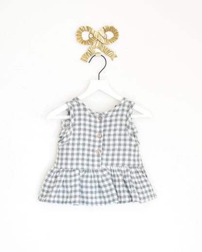 Quincy Mae Check 2 Piece Set / 12-18 months 