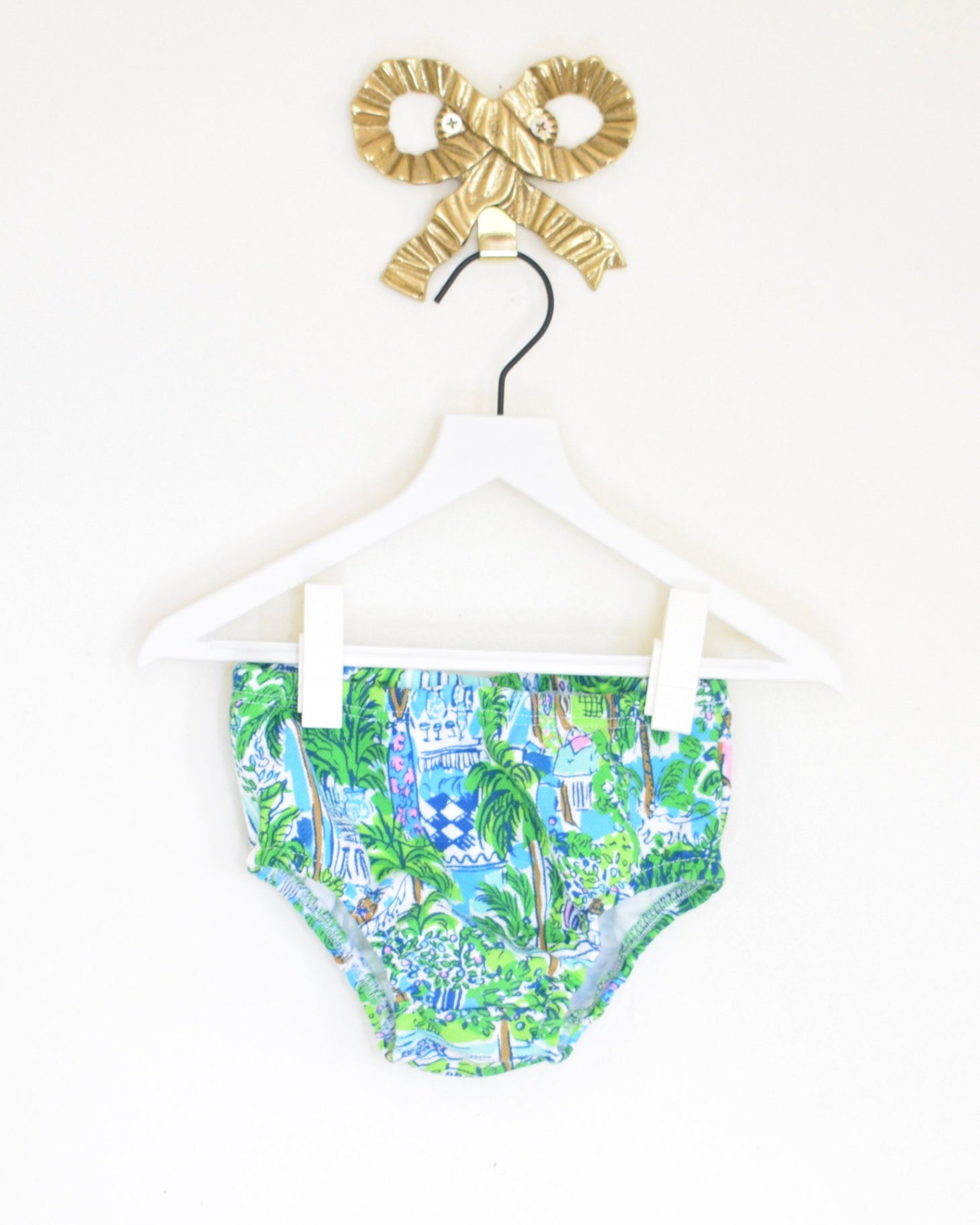 Lilly Pulitzer 2 Piece Set / 18-24 months Multicolored (predominantly green, blue, pink, and white)