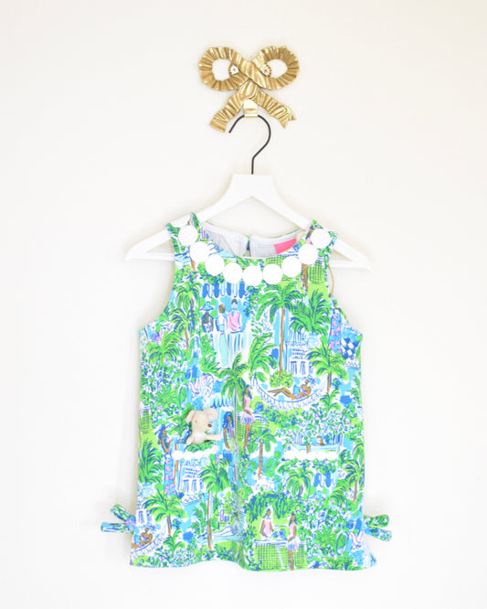 Lilly Pulitzer 2 Piece Set / 18-24 months Multicolored (predominantly green, blue, pink, and white)