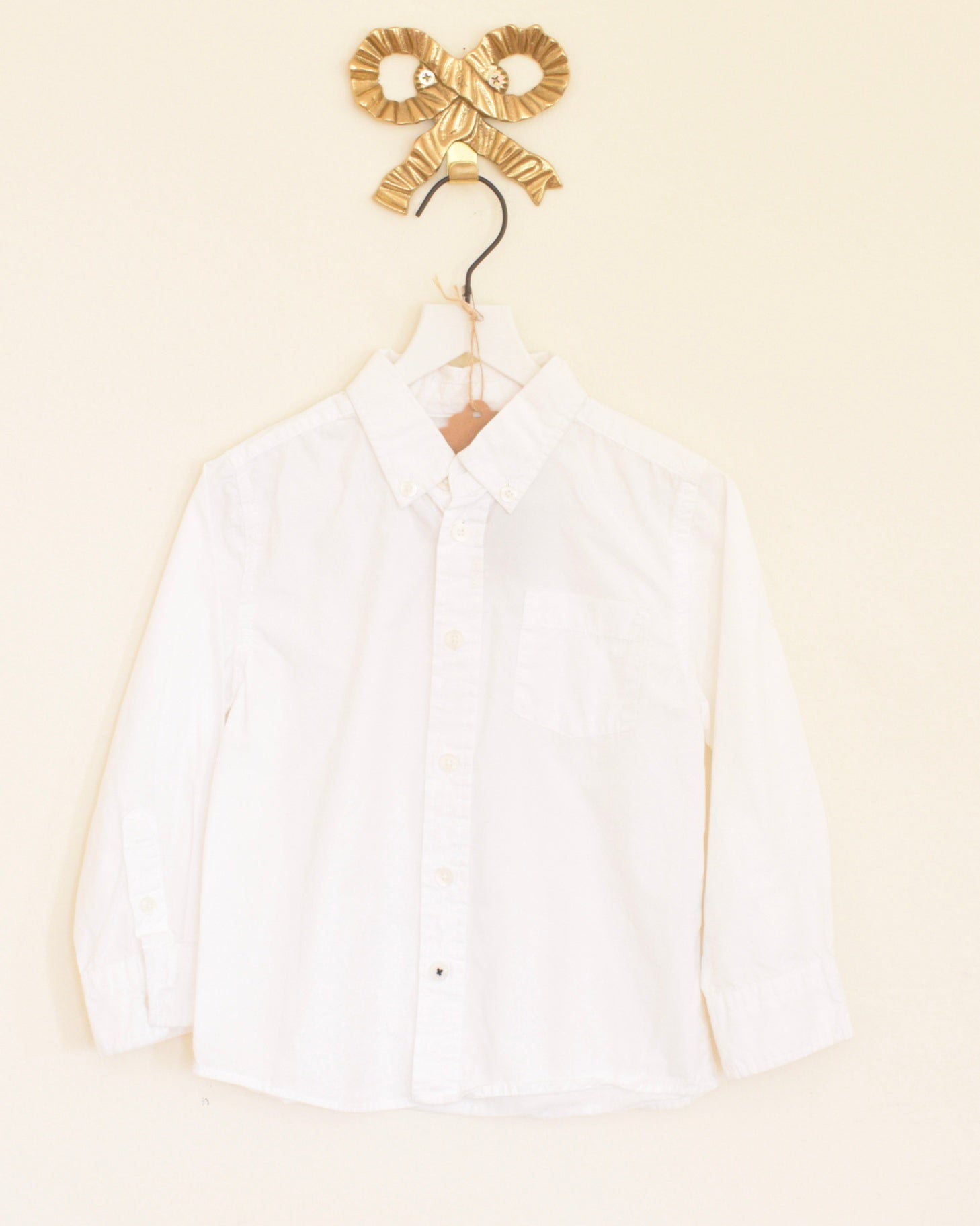 C’est la Fête des Kids White Button Down / 3T 