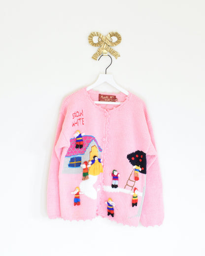 Auntie M's Snow White Sweater / Youth Medium