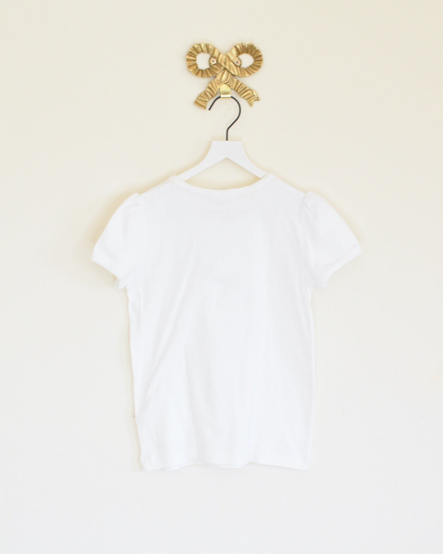 mini boden Pointelle White T / 9 