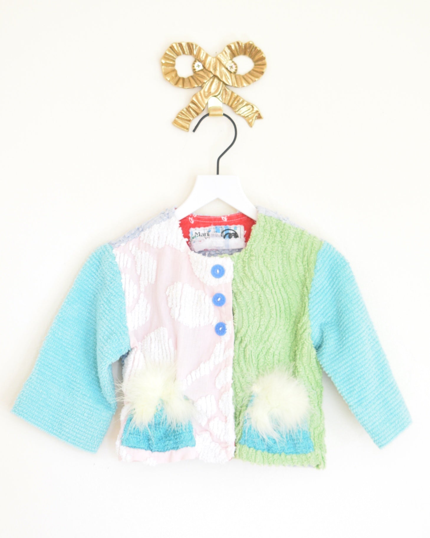 Marilyn Wolf Designs Chenille Poof Jacket / XS