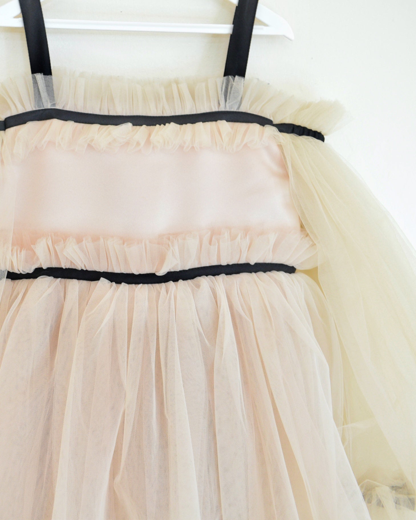 Petit Maison Kids Coco-Ivory Tulle Dress / 8