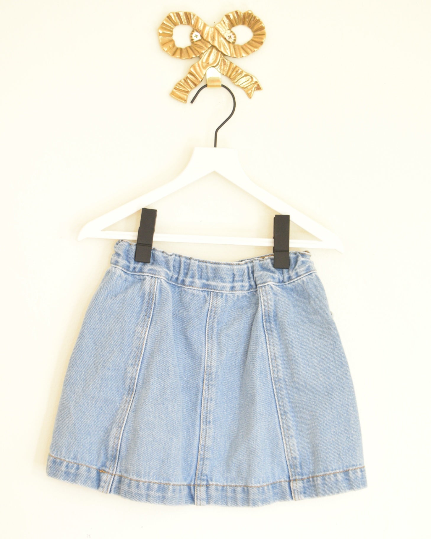 Hundred Pieces Denim Heart Skirt / 6 