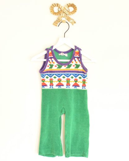 Vintage Petit Bateau Jumpsuit / 6 months 
