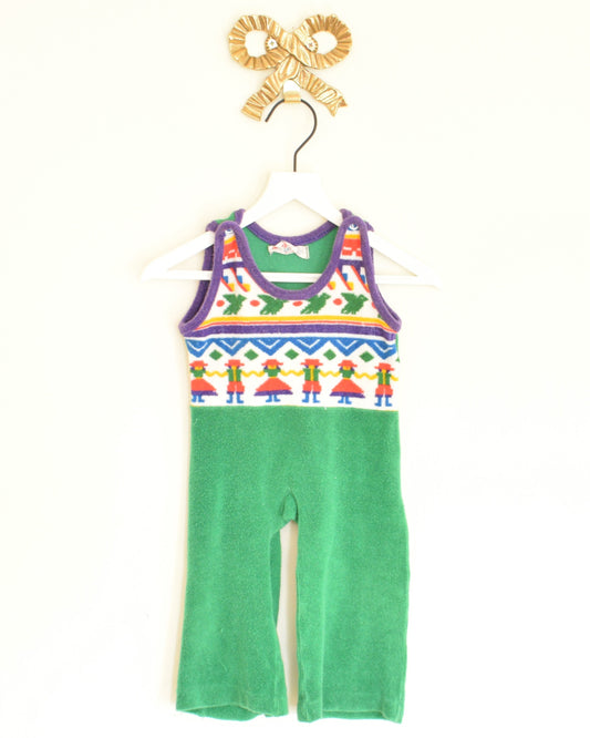 Vintage Petit Bateau Jumpsuit / 6 months 