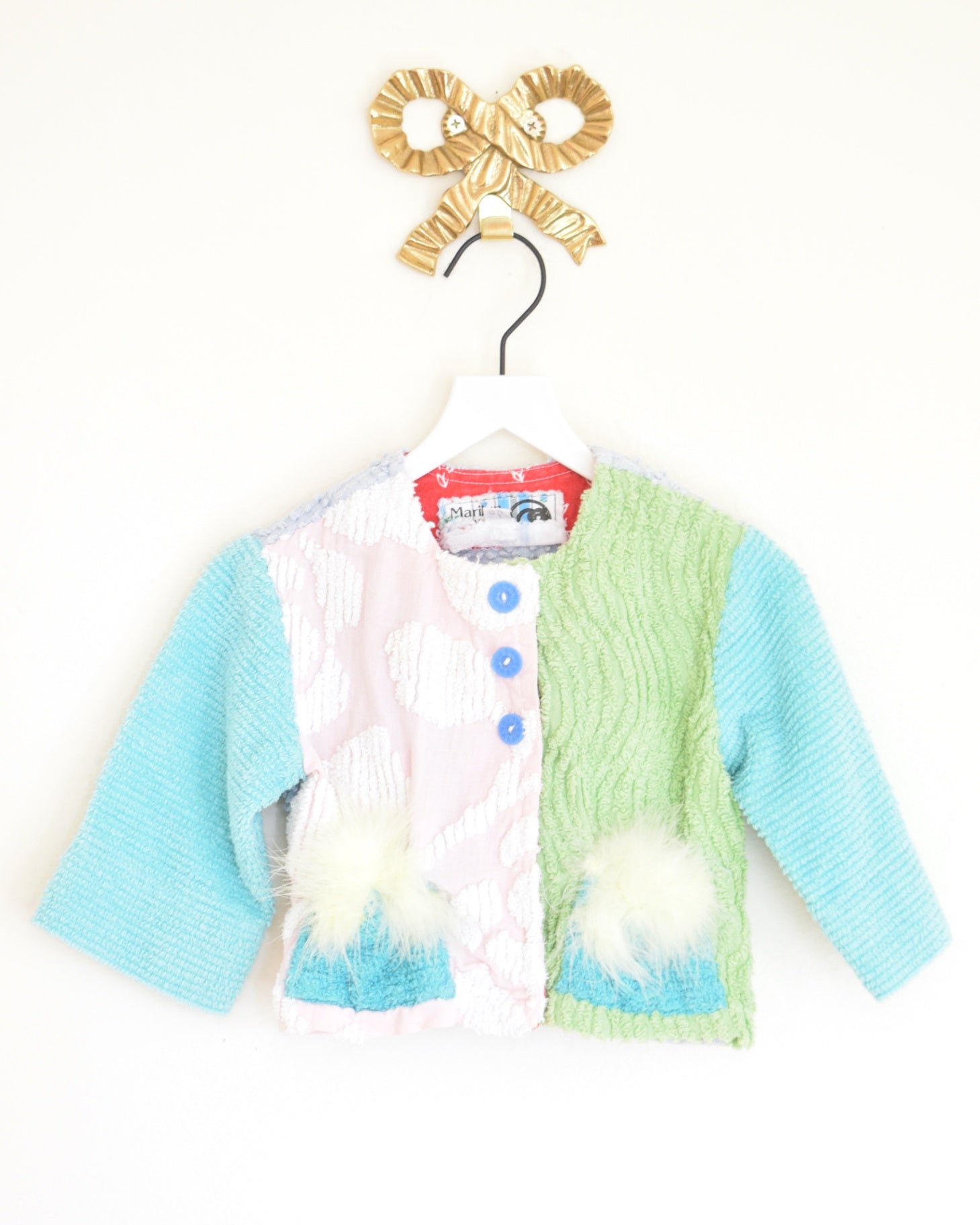 Marilyn Wolf Designs Chenille Poof Jacket / XS