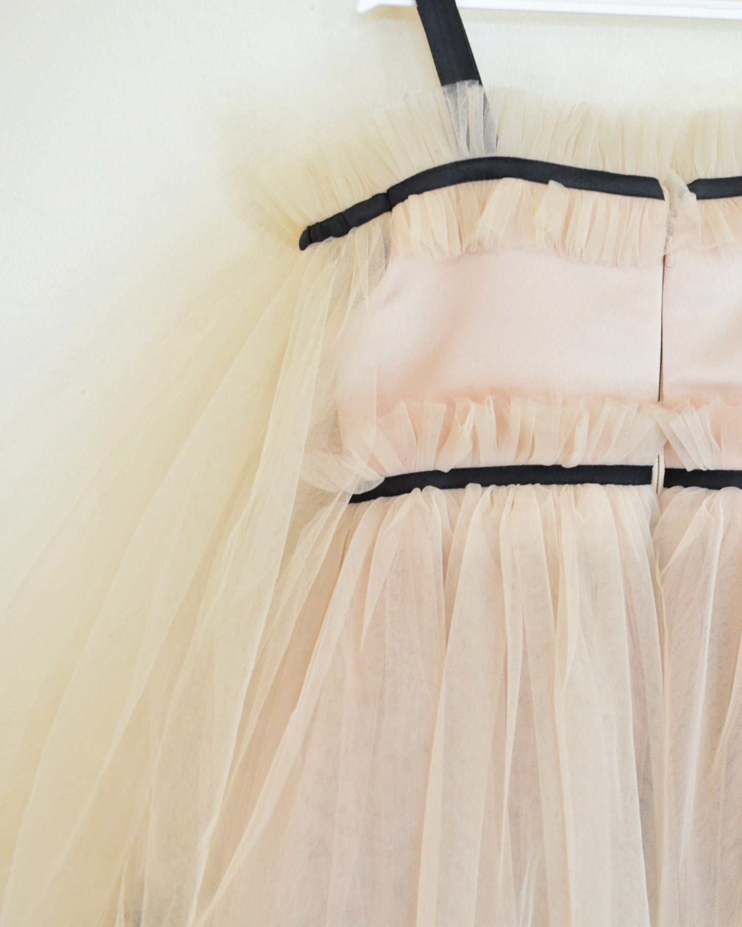 Petit Maison Kids Coco-Ivory Tulle Dress / 8 