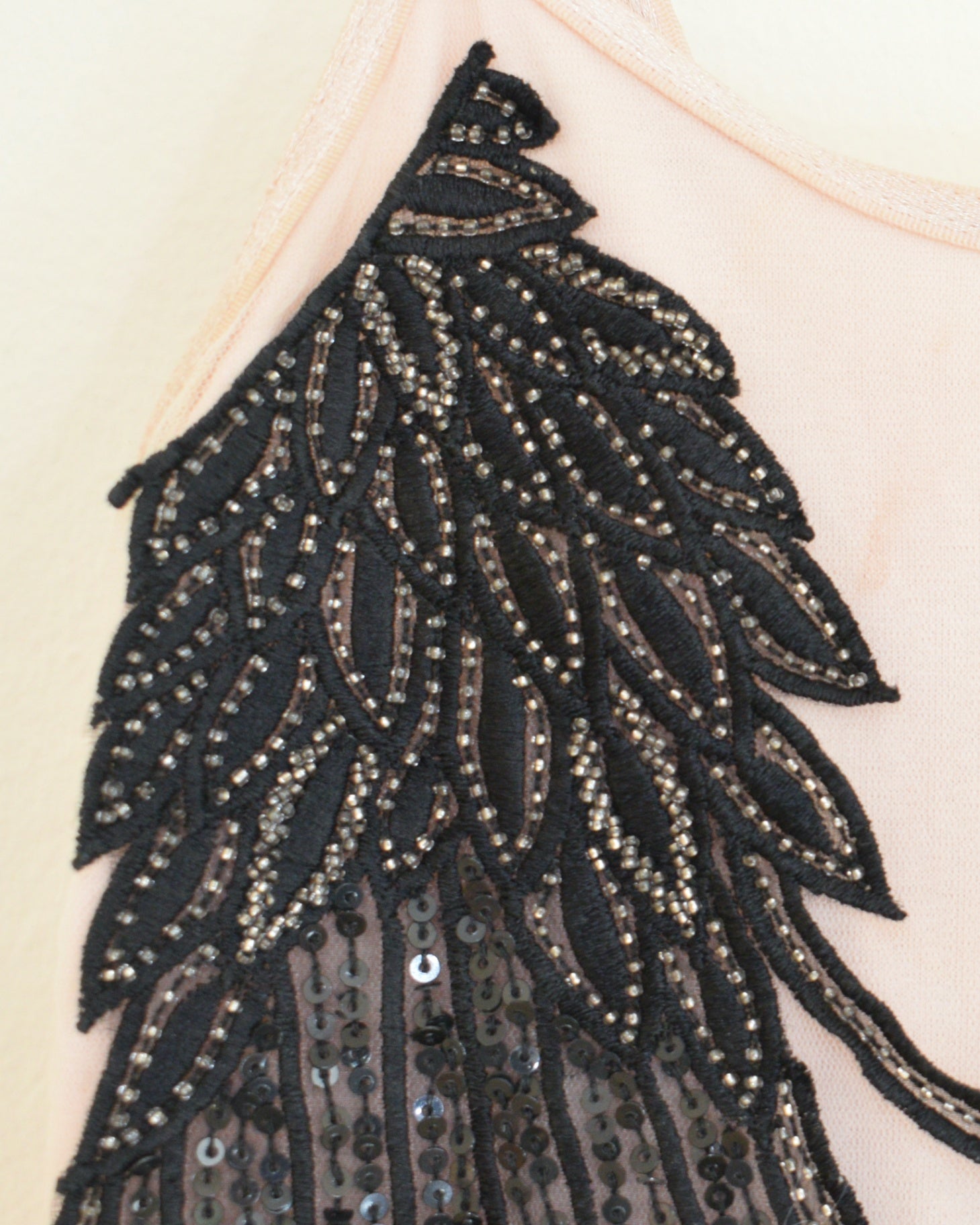 Tutu Du Monde Dress 6-7 Peach and Black (DRY CLEANING!)