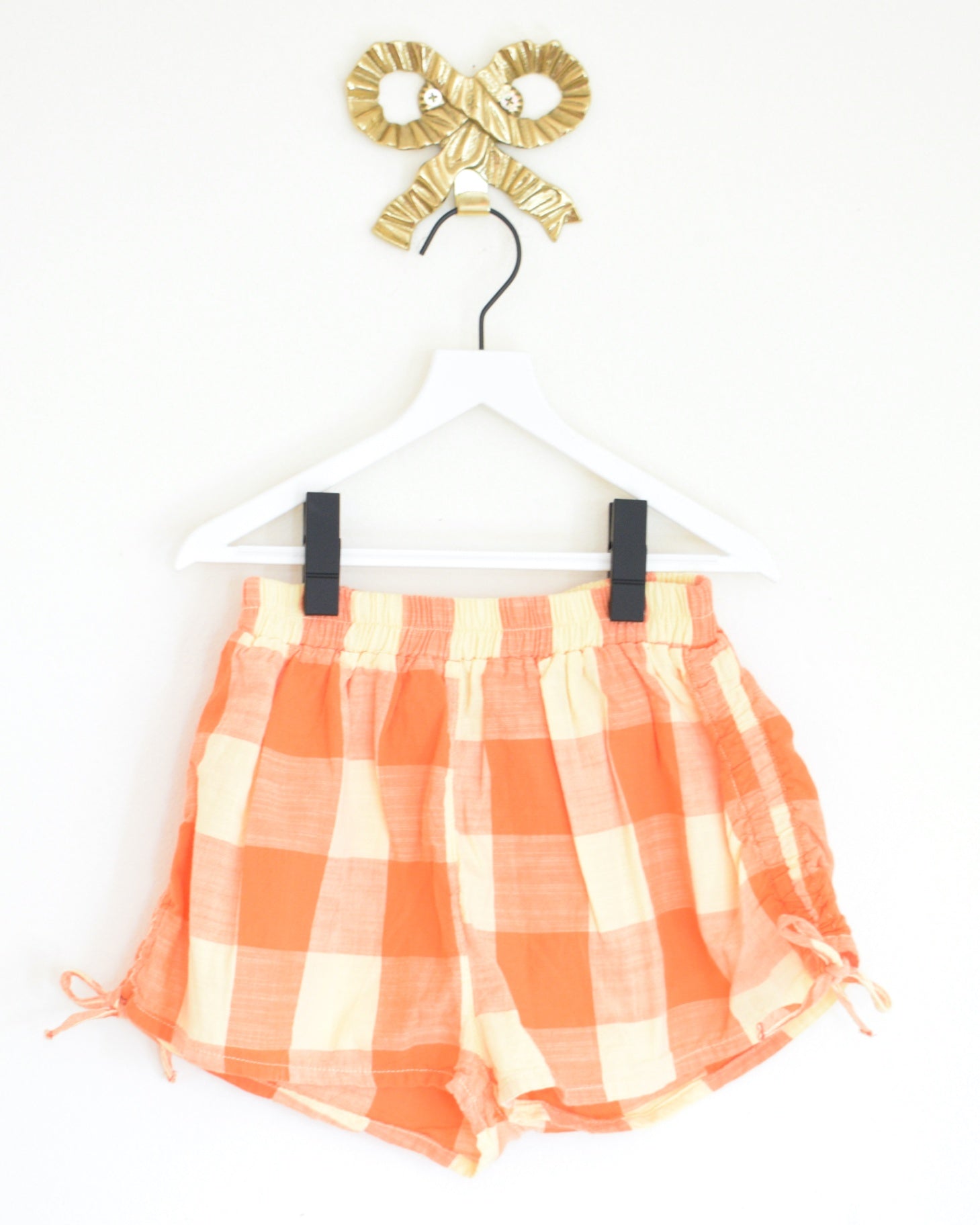 Piupiuchick Plaid Tie Shorts / 8