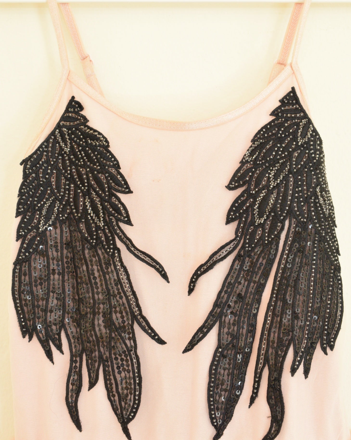 Tutu Du Monde Dress 6-7 Peach and Black (DRY CLEANING!)