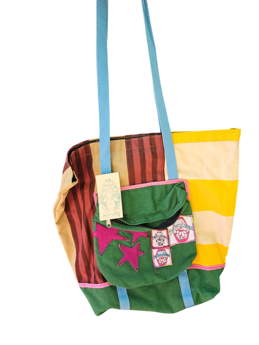 Sunbella and Microsuede Tote