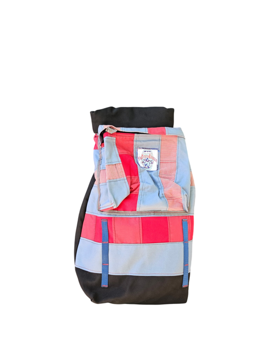 Patchwork Rolltop Backpack 