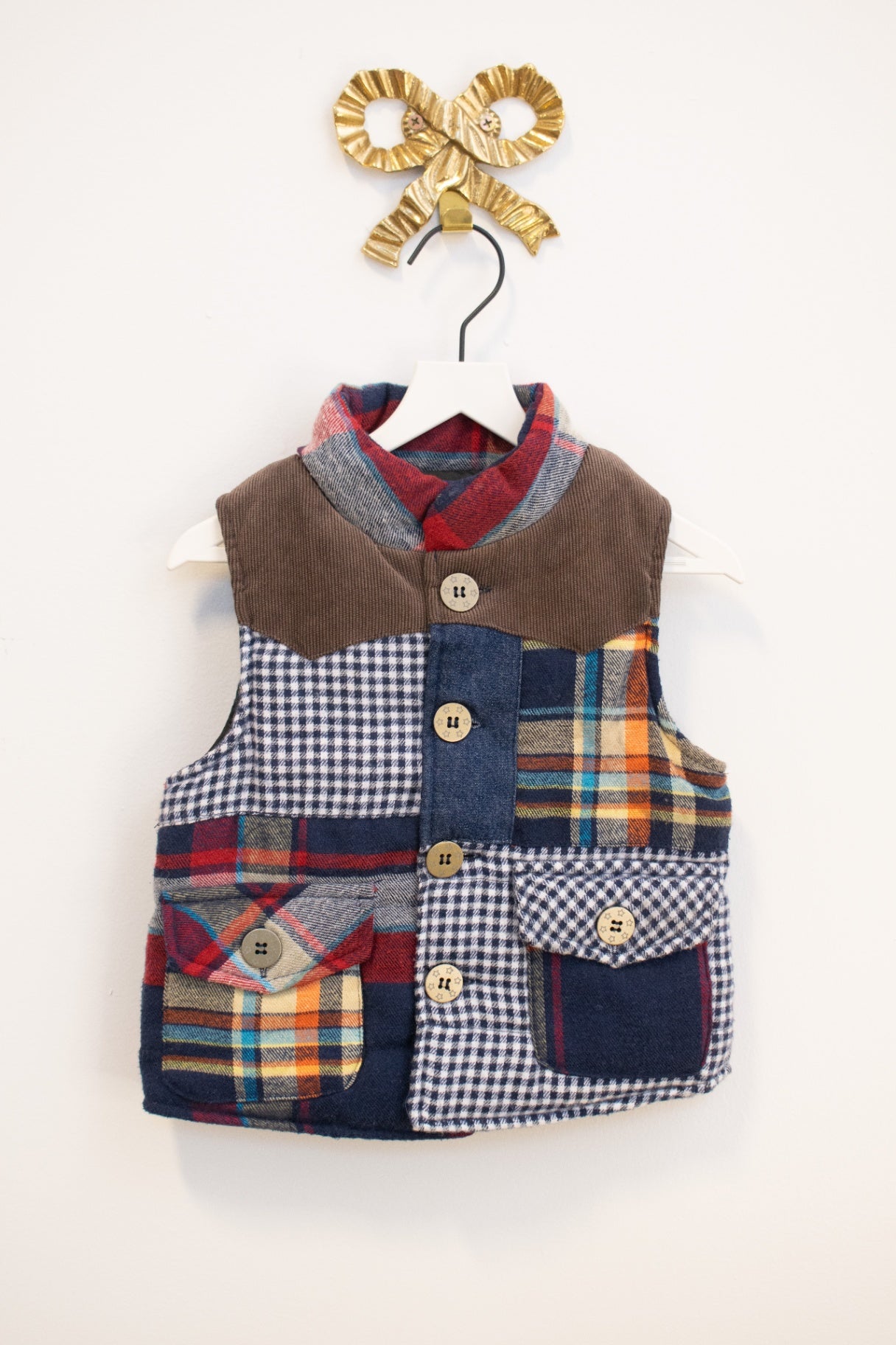 vintage Patchwork Vest / 2T
