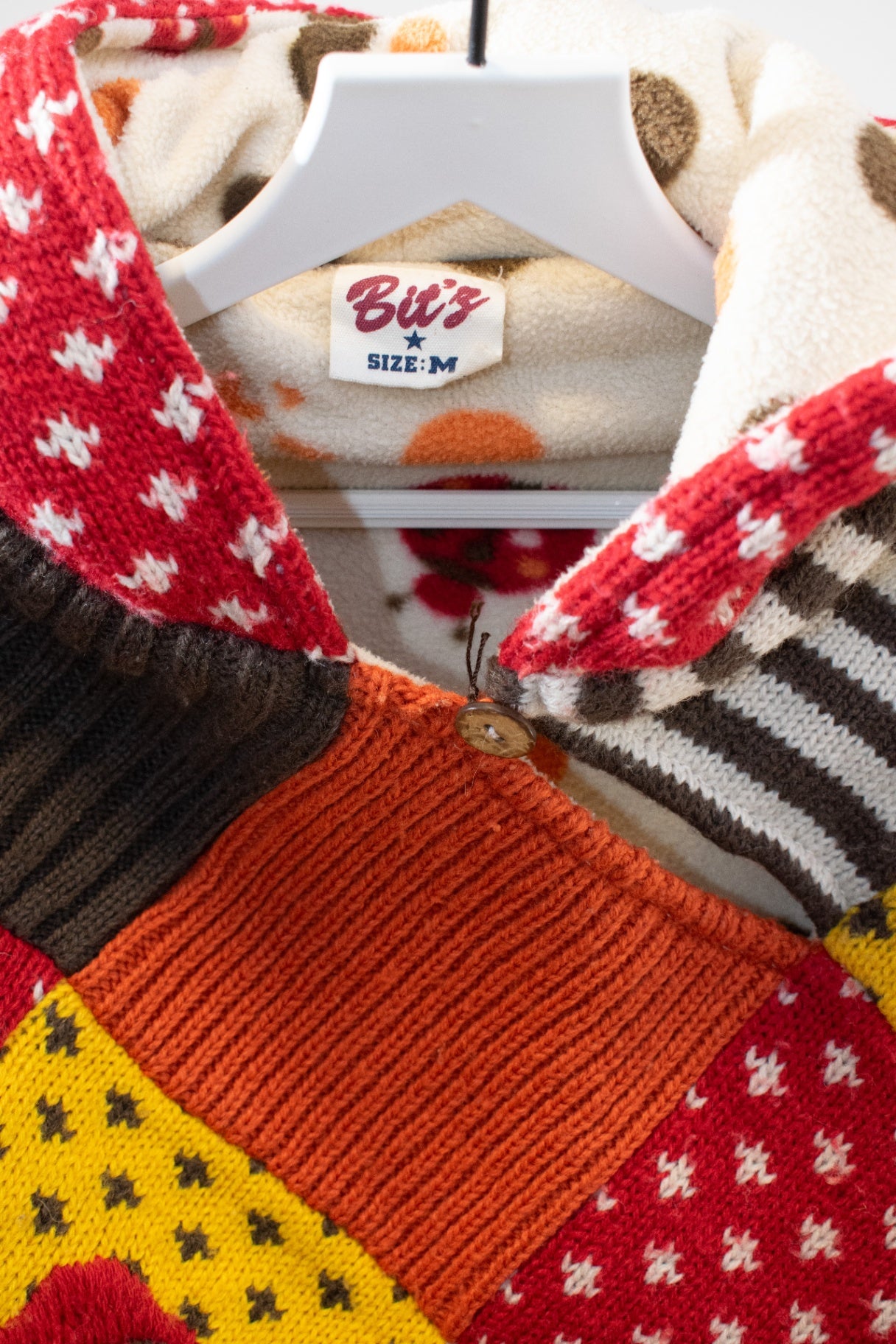 vintage Mushroom Fantasy Poncho / 2-4 years