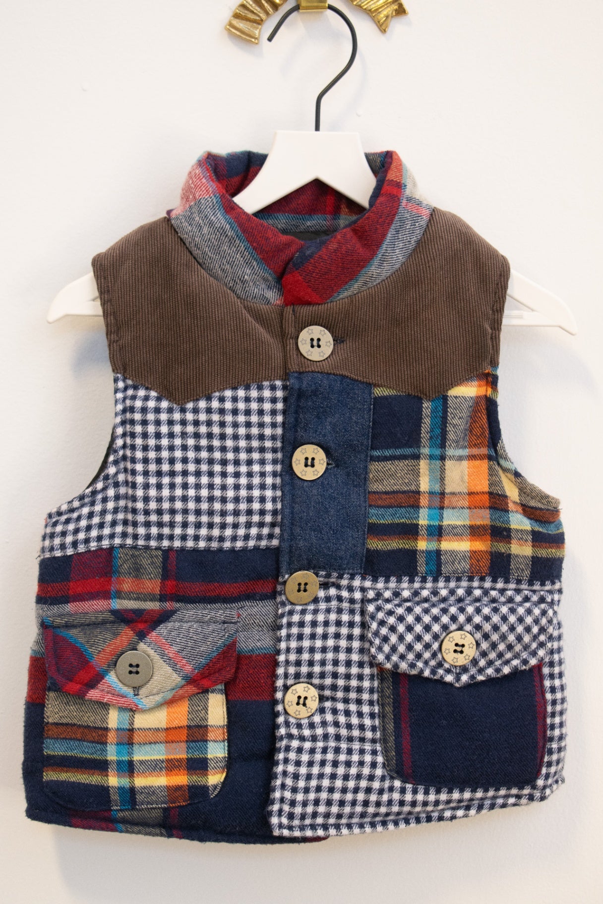 vintage Patchwork Vest / 2T
