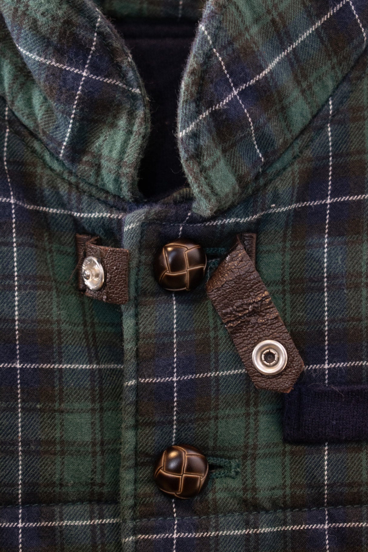 vintage Tartan Vest / 2-4 years