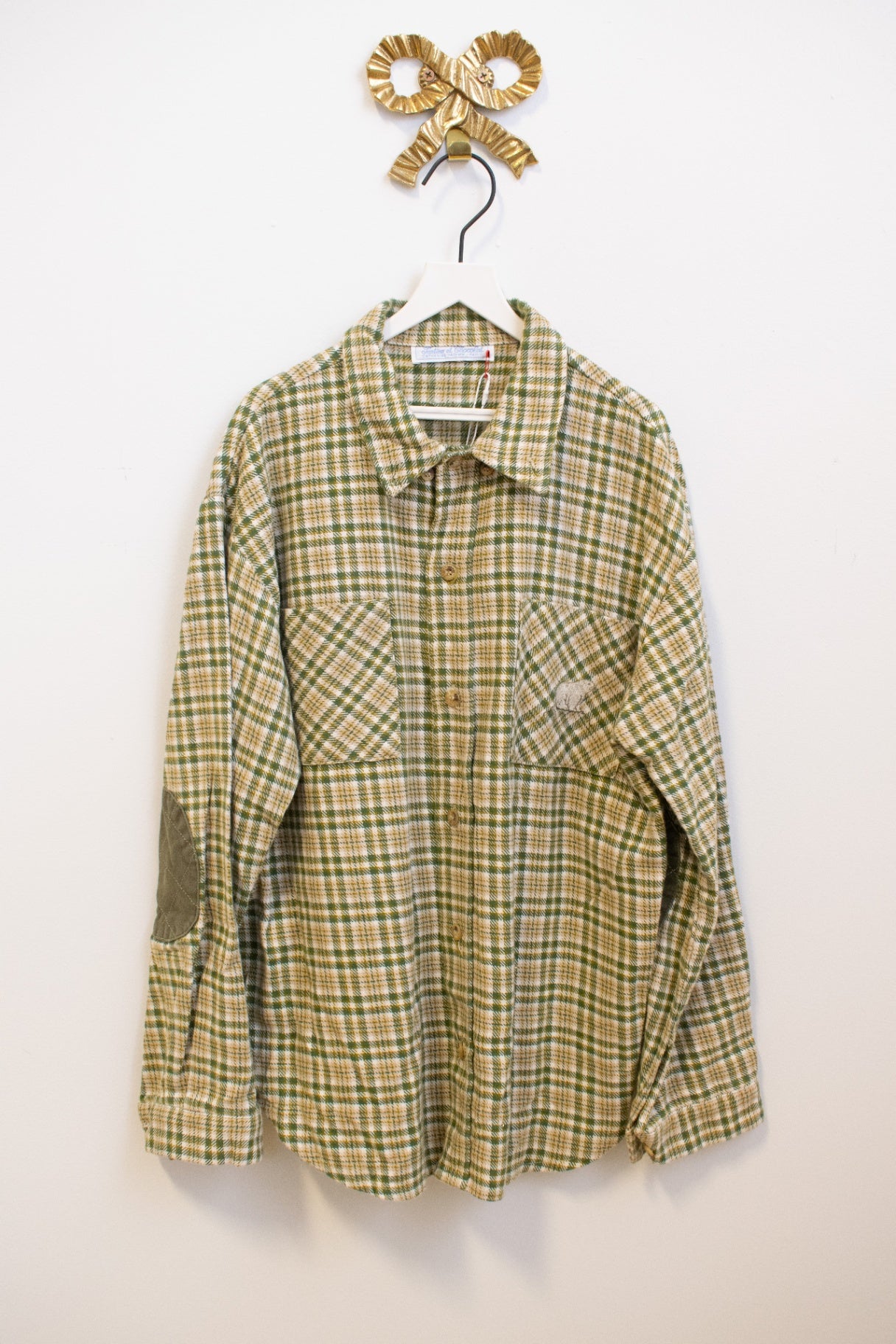 vintage (!) Tartine Et Chocolat Greens Plaid Schacket / 10-12
