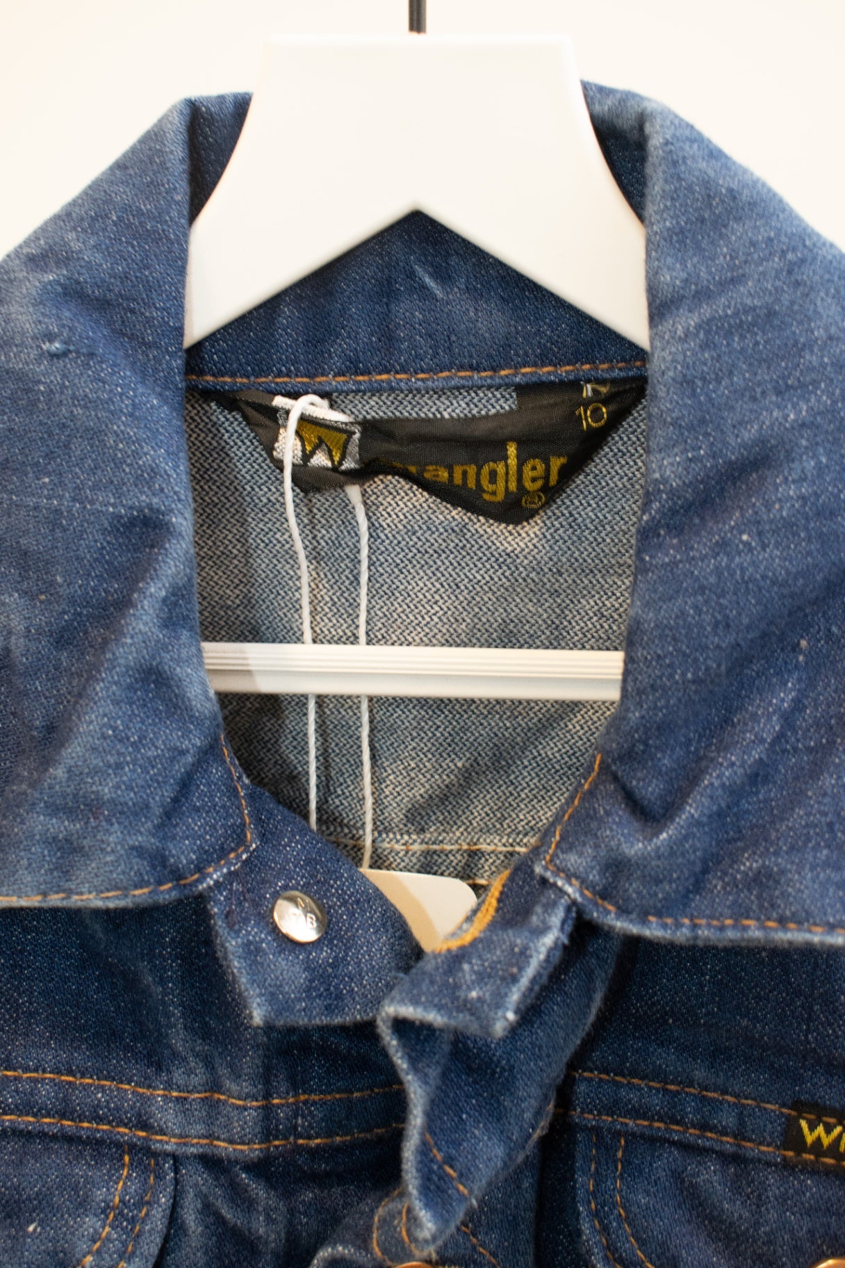 vintage Wrangler Dark Blue Denim / 8