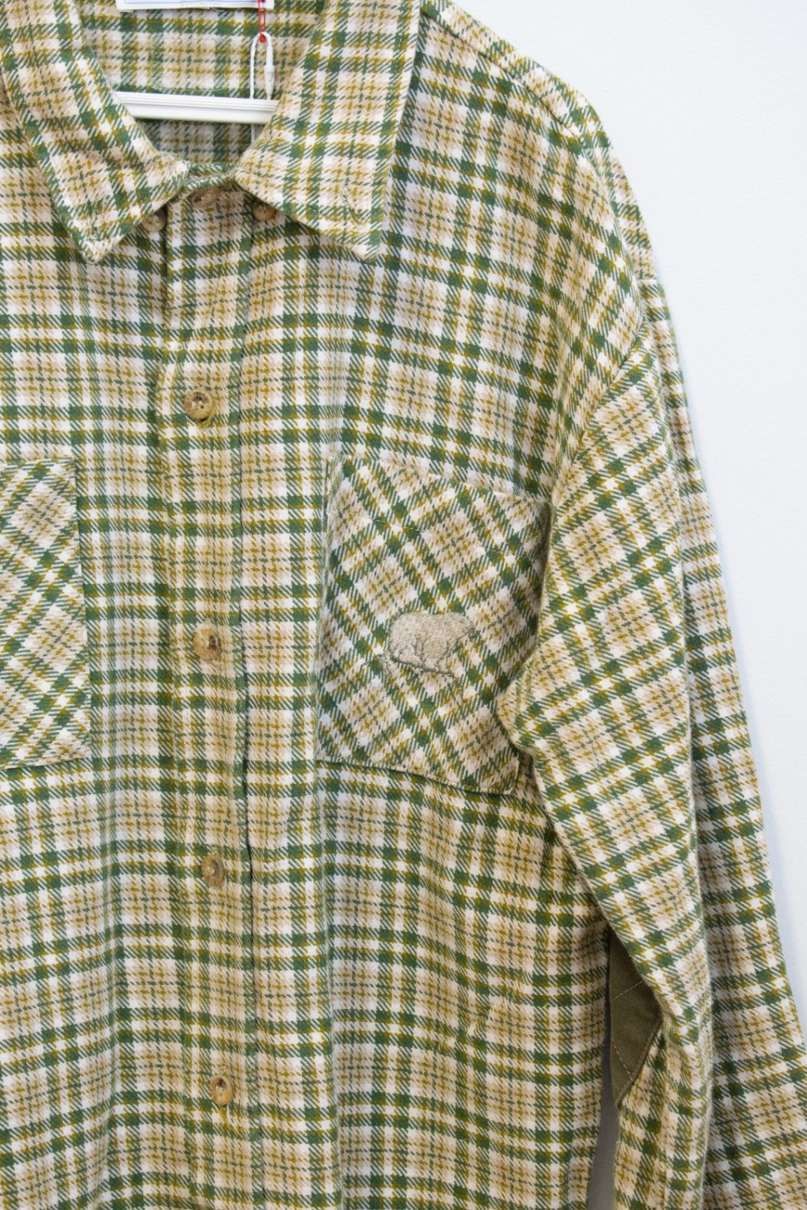 vintage (!) Tartine Et Chocolat Greens Plaid Schacket / 10-12
