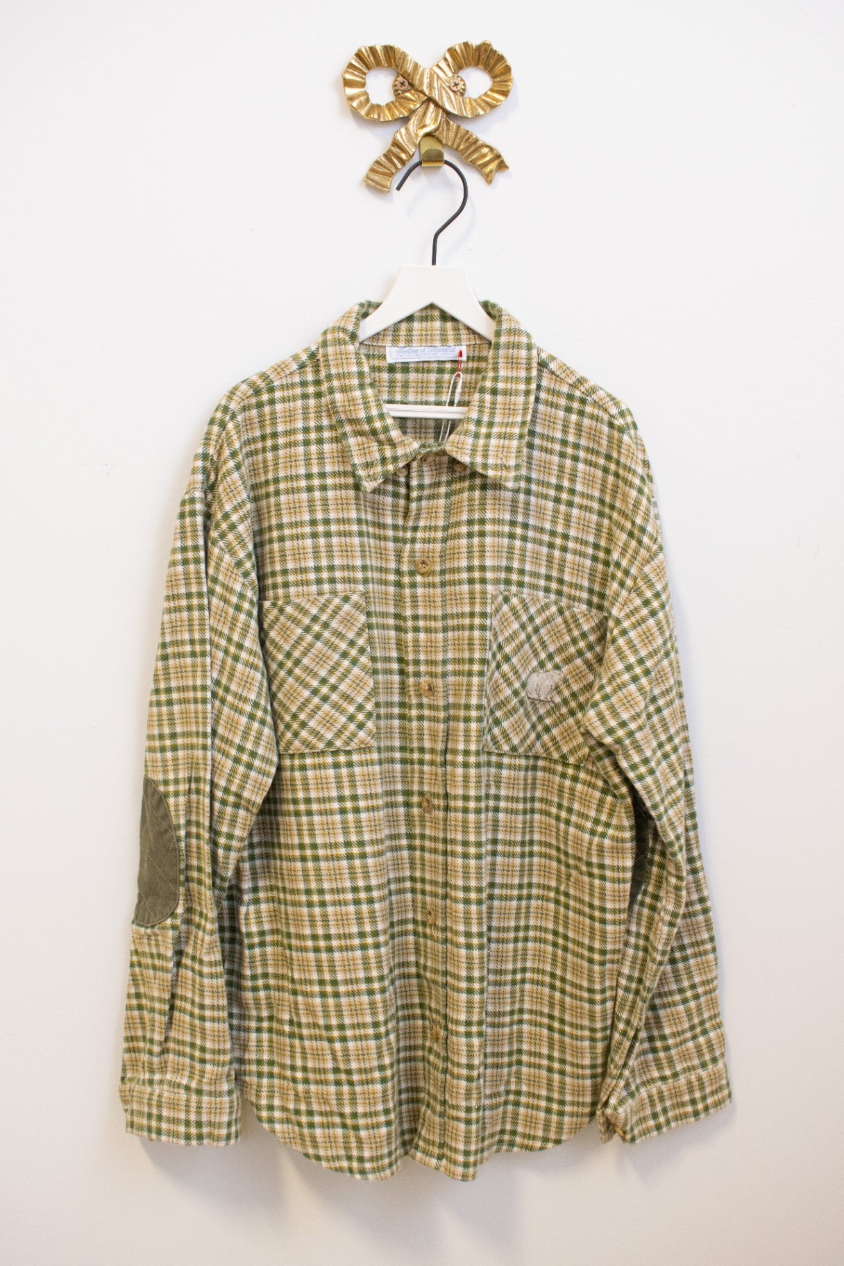 vintage (!) Tartine Et Chocolat Greens Plaid Schacket / 10-12