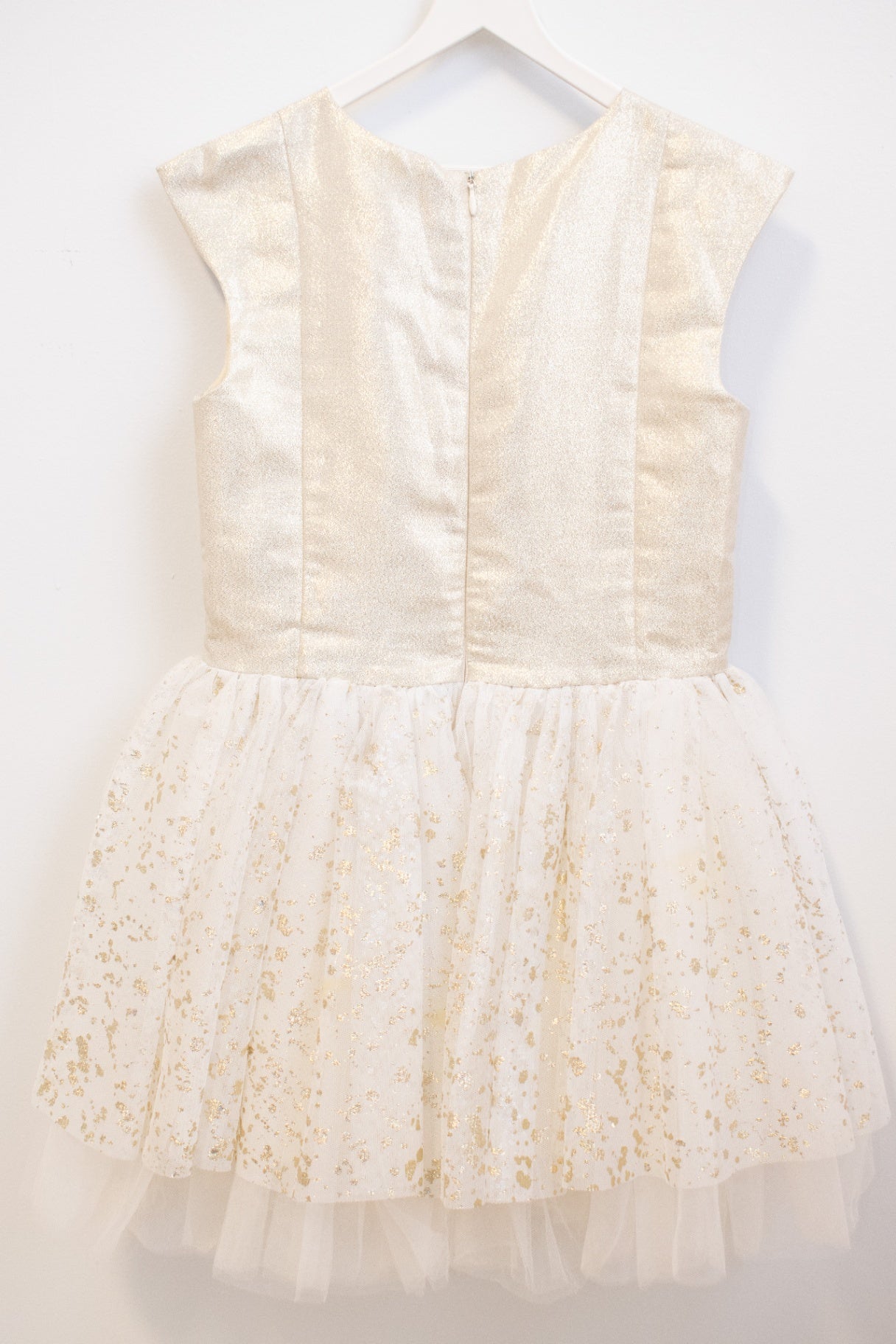 Halabaloo Gold Flake Butterfly Sparkle Dress / 6