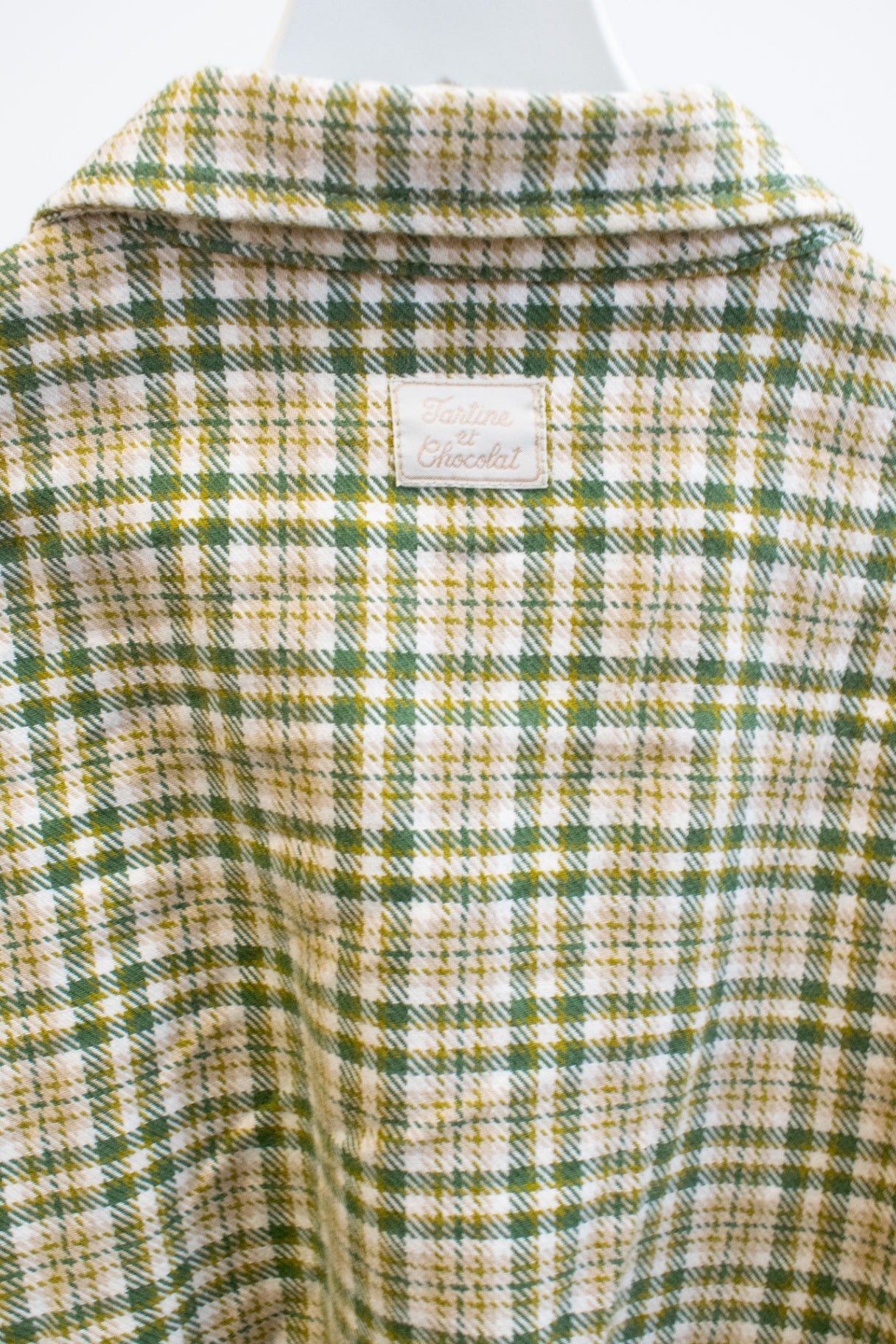 vintage (!) Tartine Et Chocolat Greens Plaid Schacket / 10-12