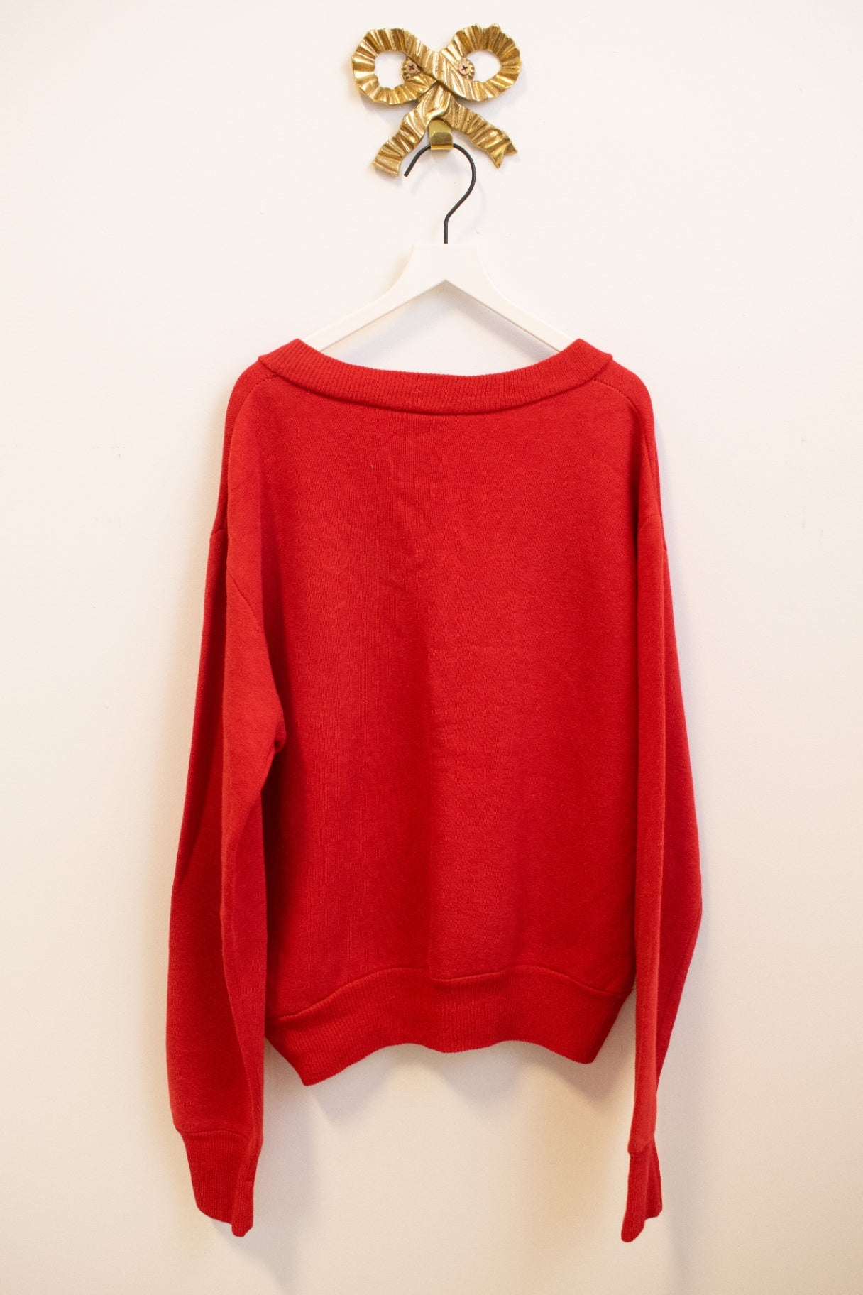 vintage Red "Jeans Fashion" Sweatshirt / 8