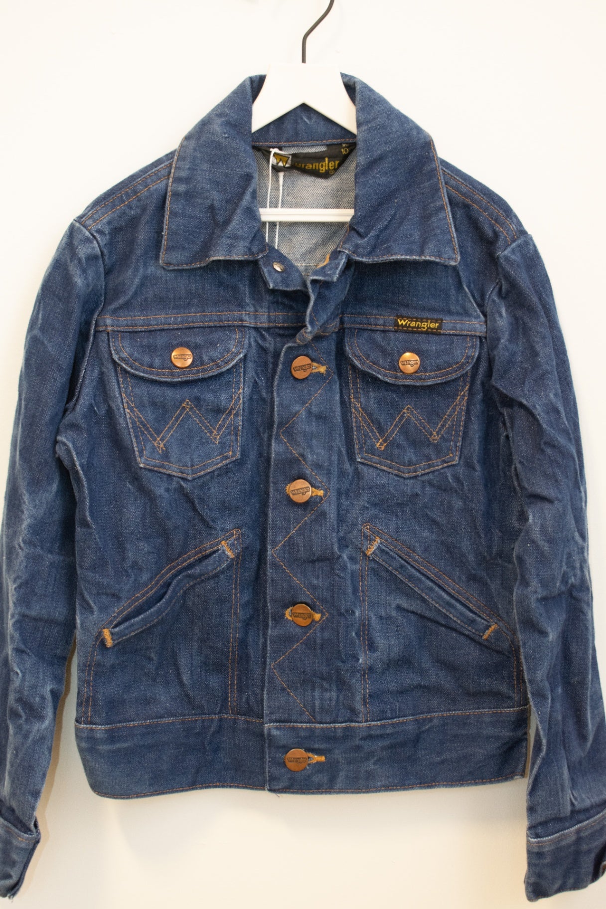 vintage Wrangler Dark Blue Denim / 8