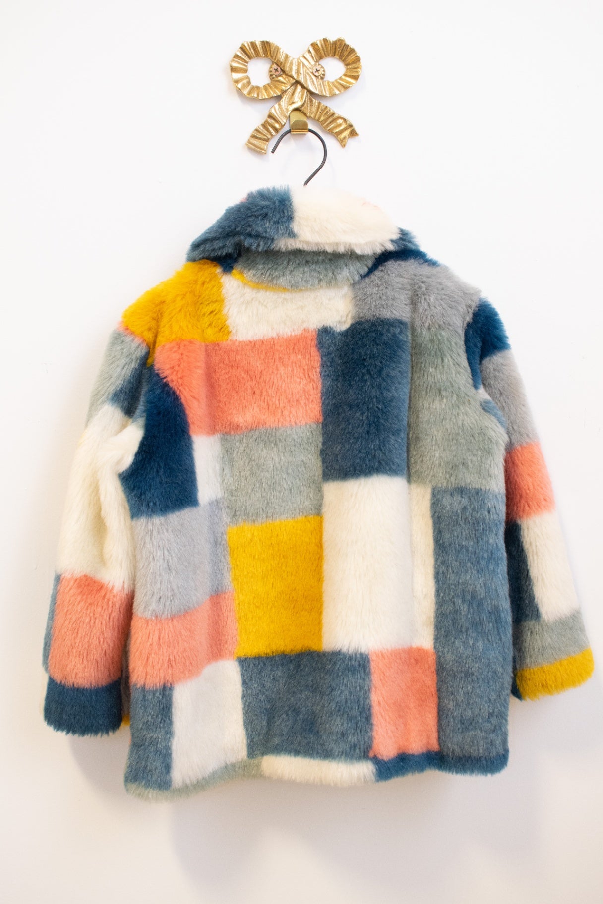 Stella McCartney Patchwork Faux Fur Coat / 4