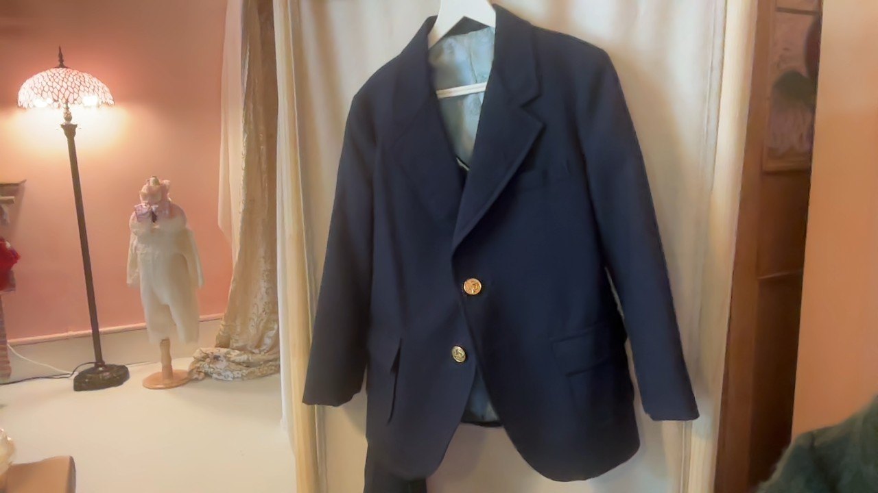 Jonathan Strong Navy 2 Piece Wool Suit