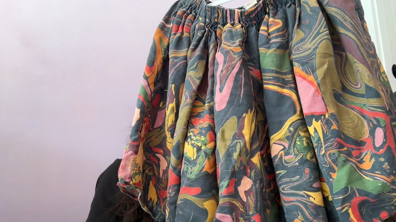TiA CiBaNi Swirl Dye Skirt / 7-8 Years